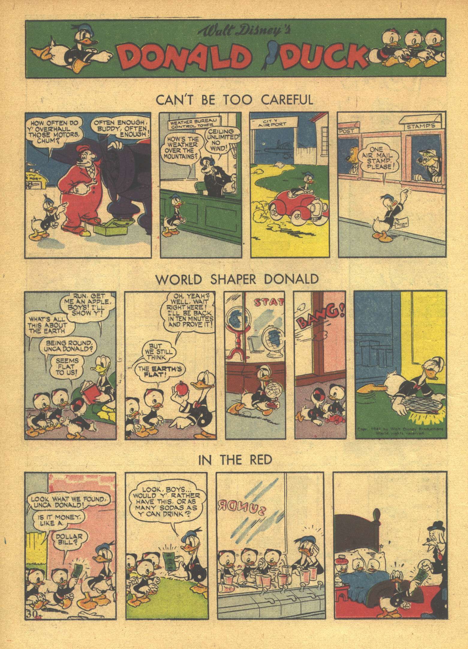 Read online Walt Disney's Comics and Stories comic -  Issue #30 - 32