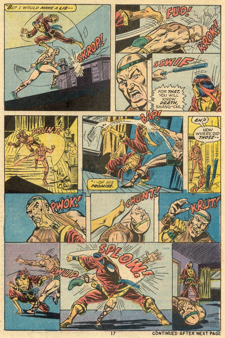 Master of Kung Fu (1974) Issue #26 #11 - English 12