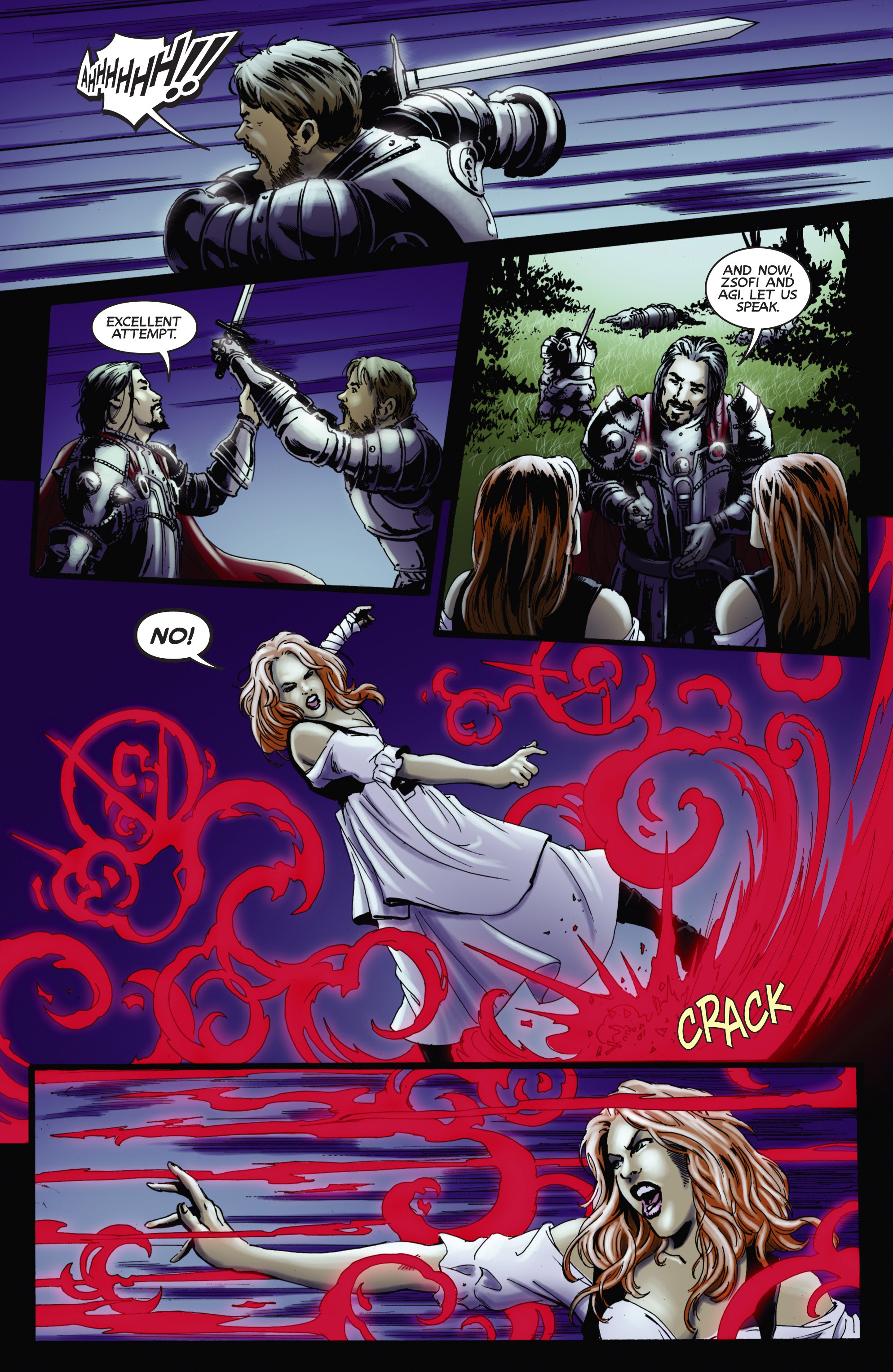 Read online Blood Queen Vs. Dracula comic -  Issue #2 - 23
