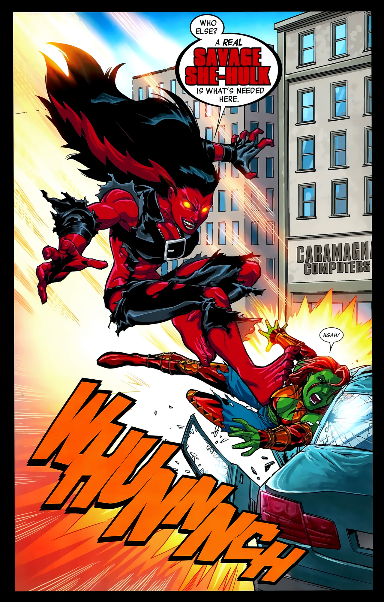 Read online Fall of the Hulks: The Savage She-Hulks comic -  Issue #1 - 18