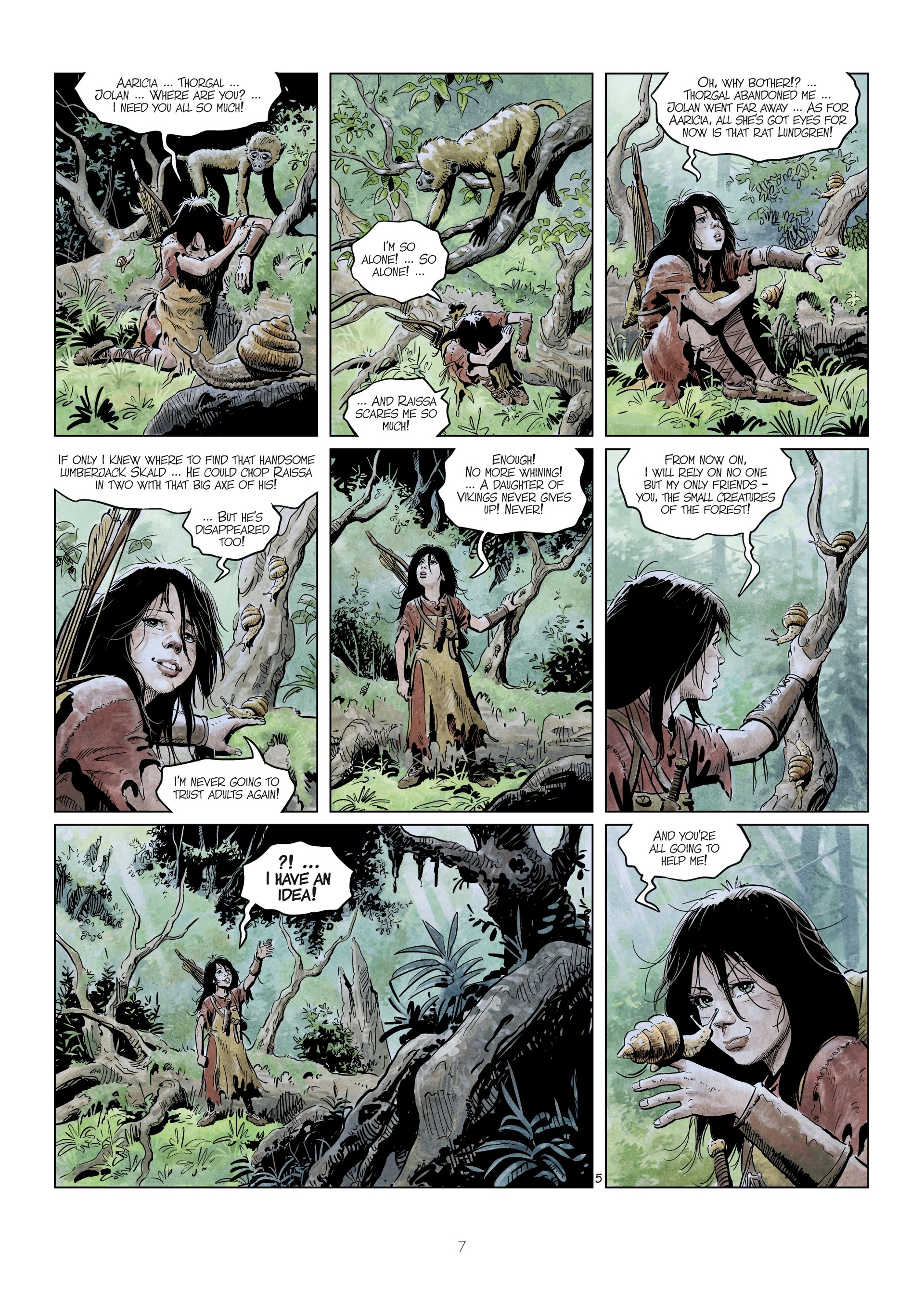 Read online The World of Thorgal: Wolfcub comic -  Issue #5 - 9