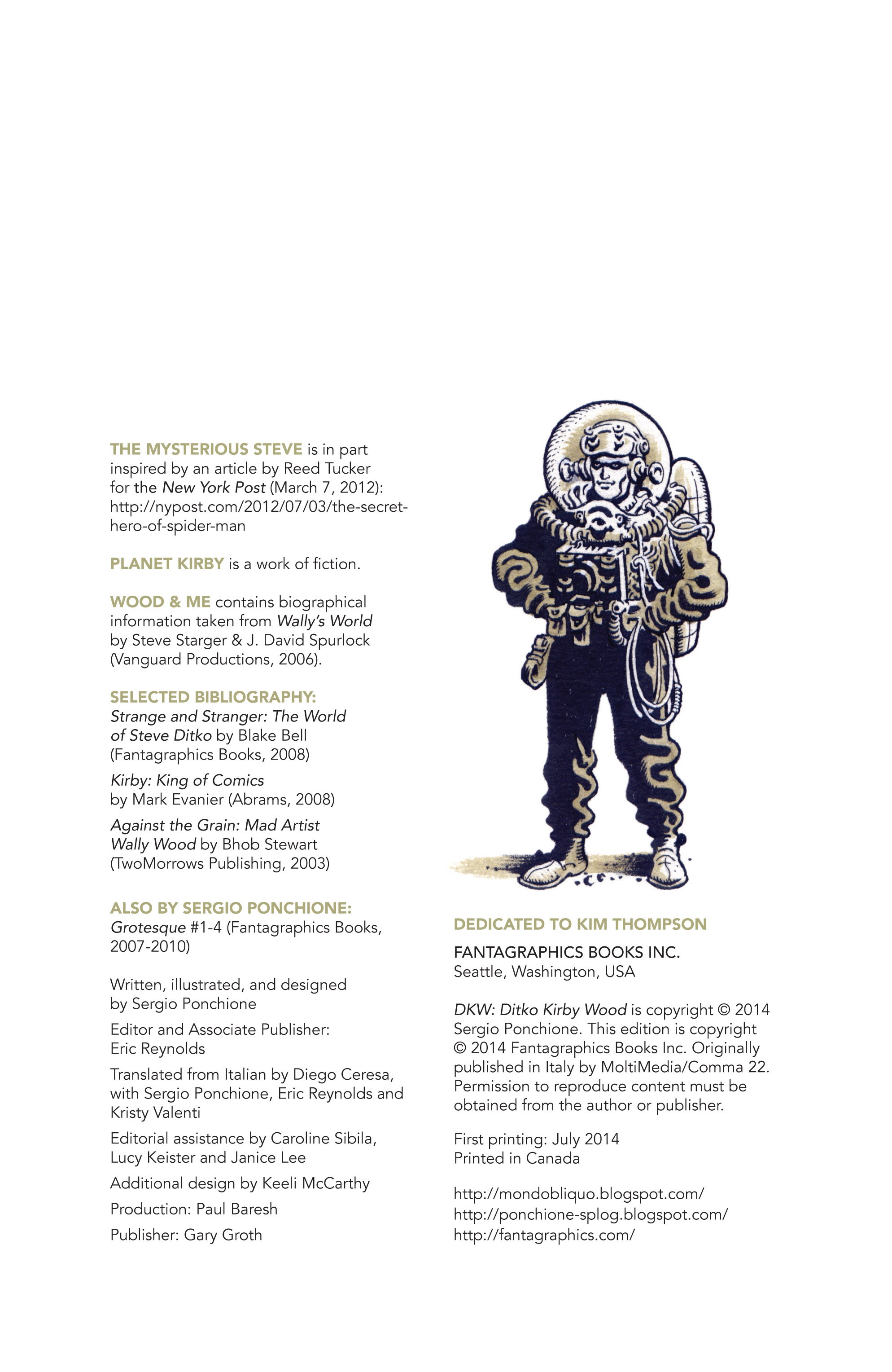 Read online DKW: Ditko Kirby Wood comic -  Issue # Full - 2