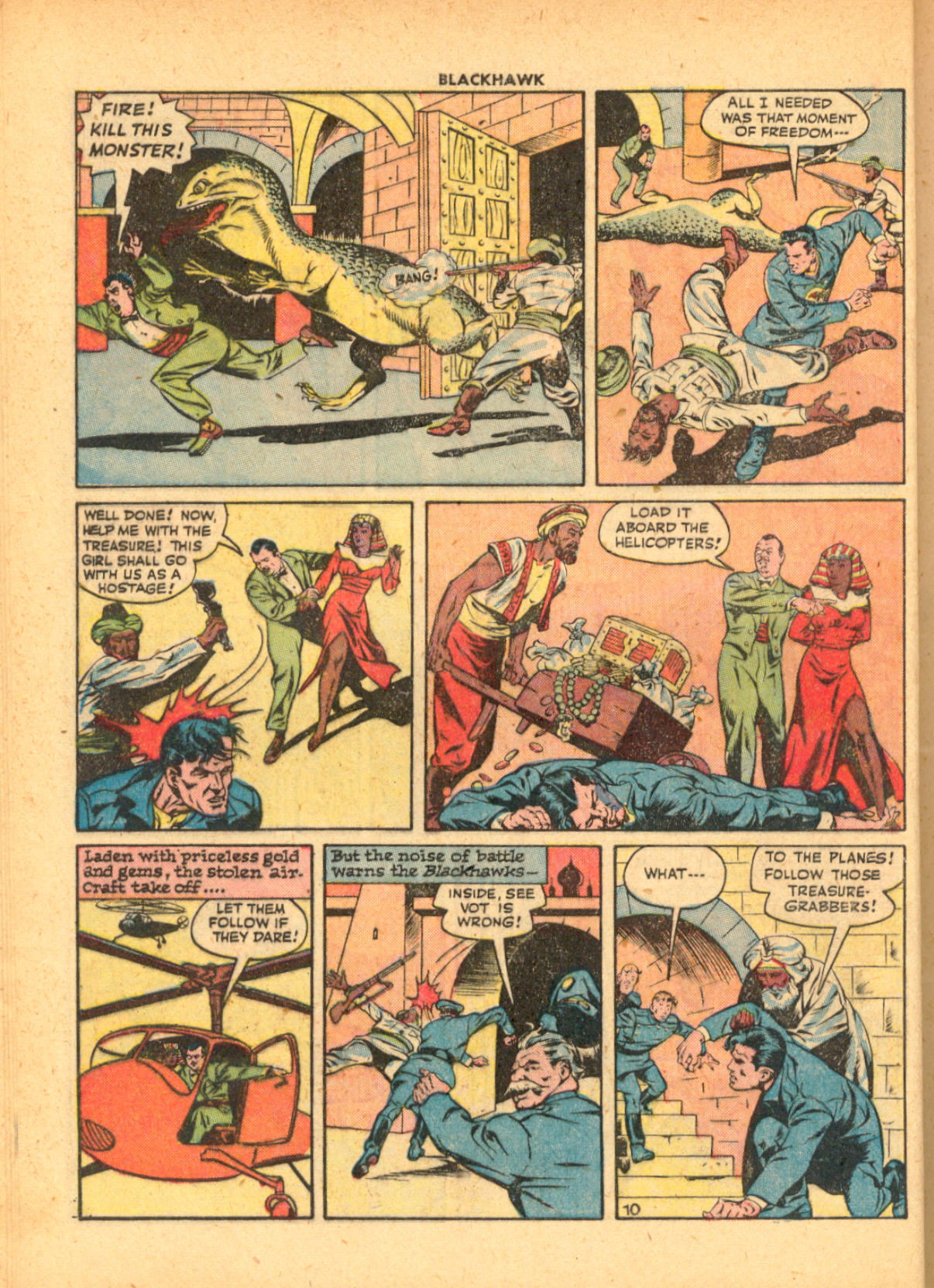 Read online Blackhawk (1957) comic -  Issue #10 - 12