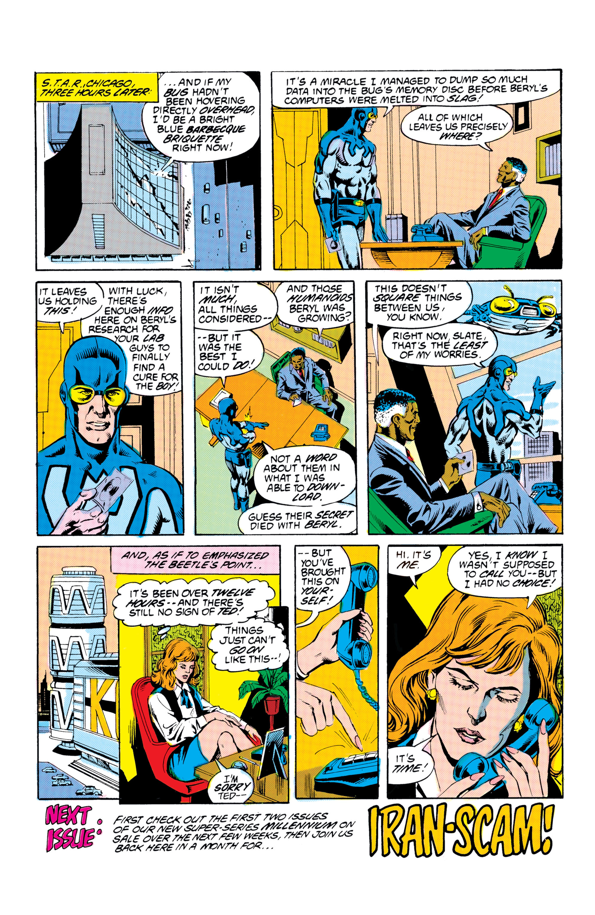 Read online Blue Beetle (1986) comic -  Issue #19 - 23