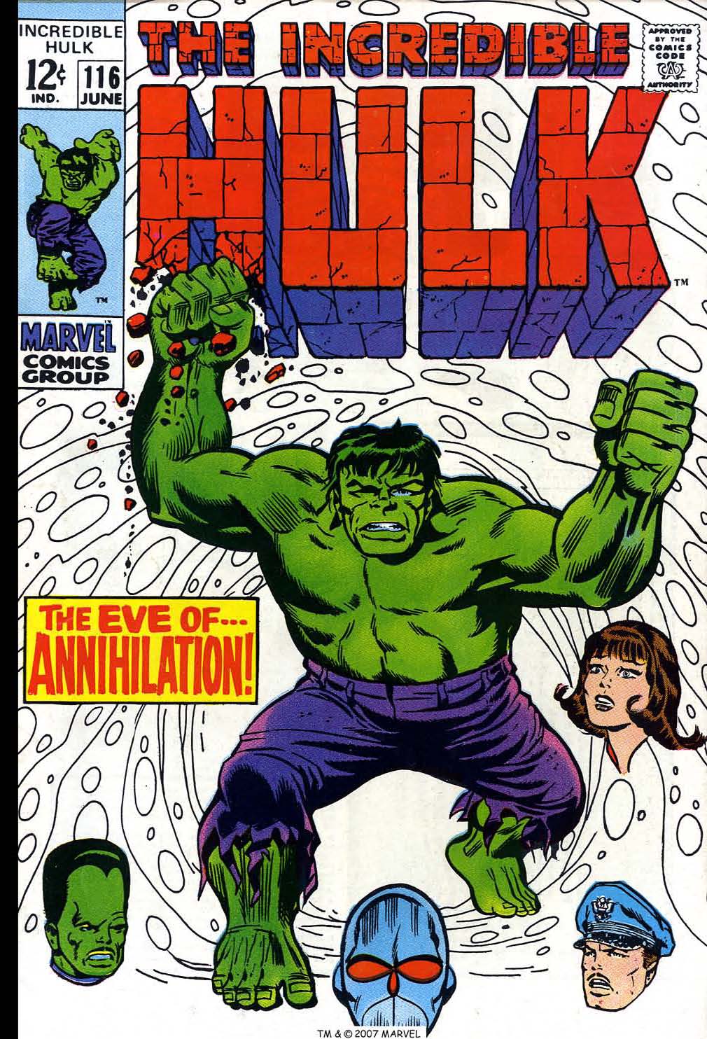 Read online The Incredible Hulk (1968) comic -  Issue #116 - 1