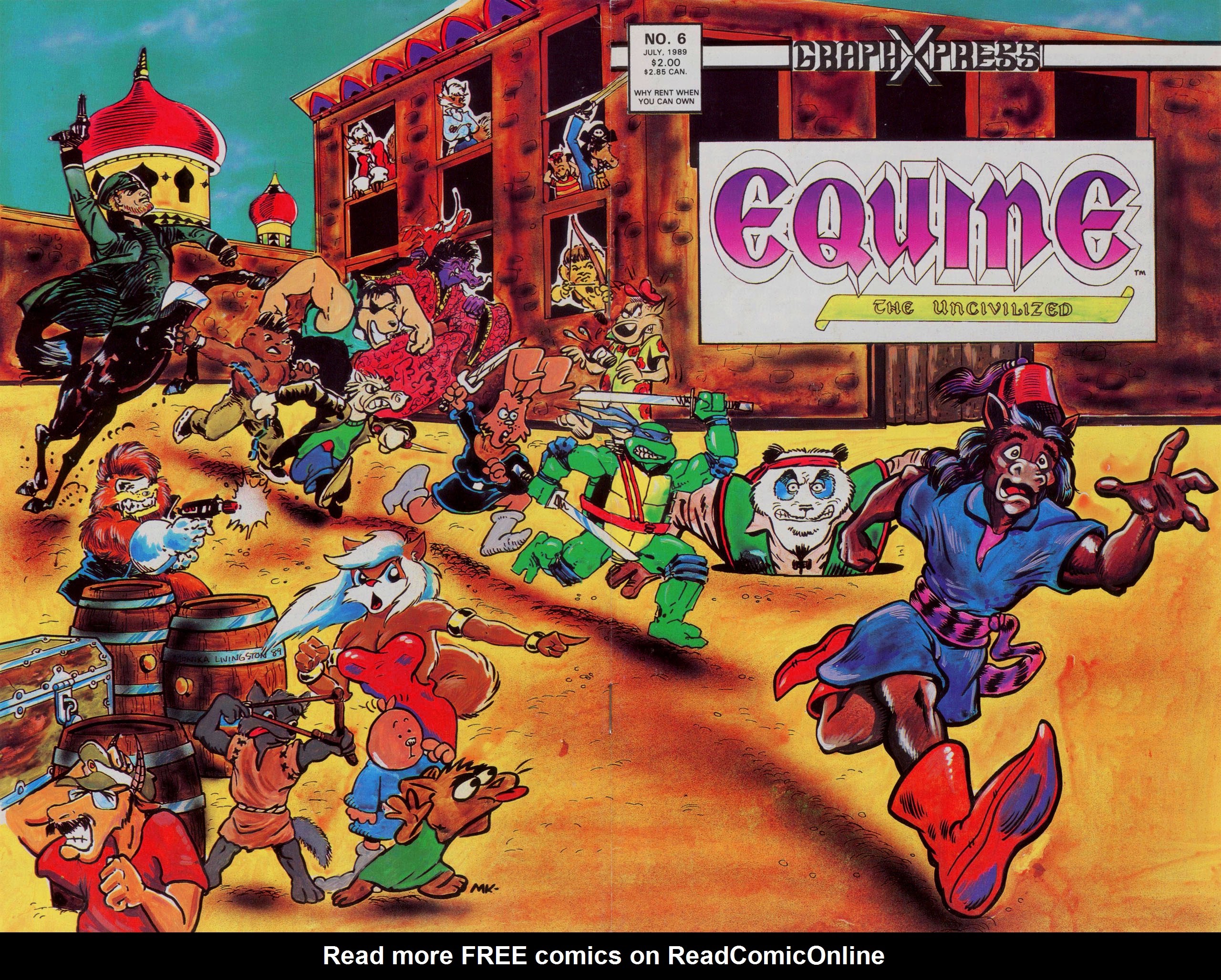 Read online Equine, The Uncivilized comic -  Issue #6 - 1