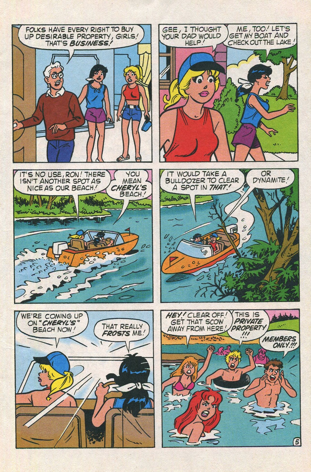 Read online Betty And Veronica: Summer Fun (1994) comic -  Issue #3 - 7