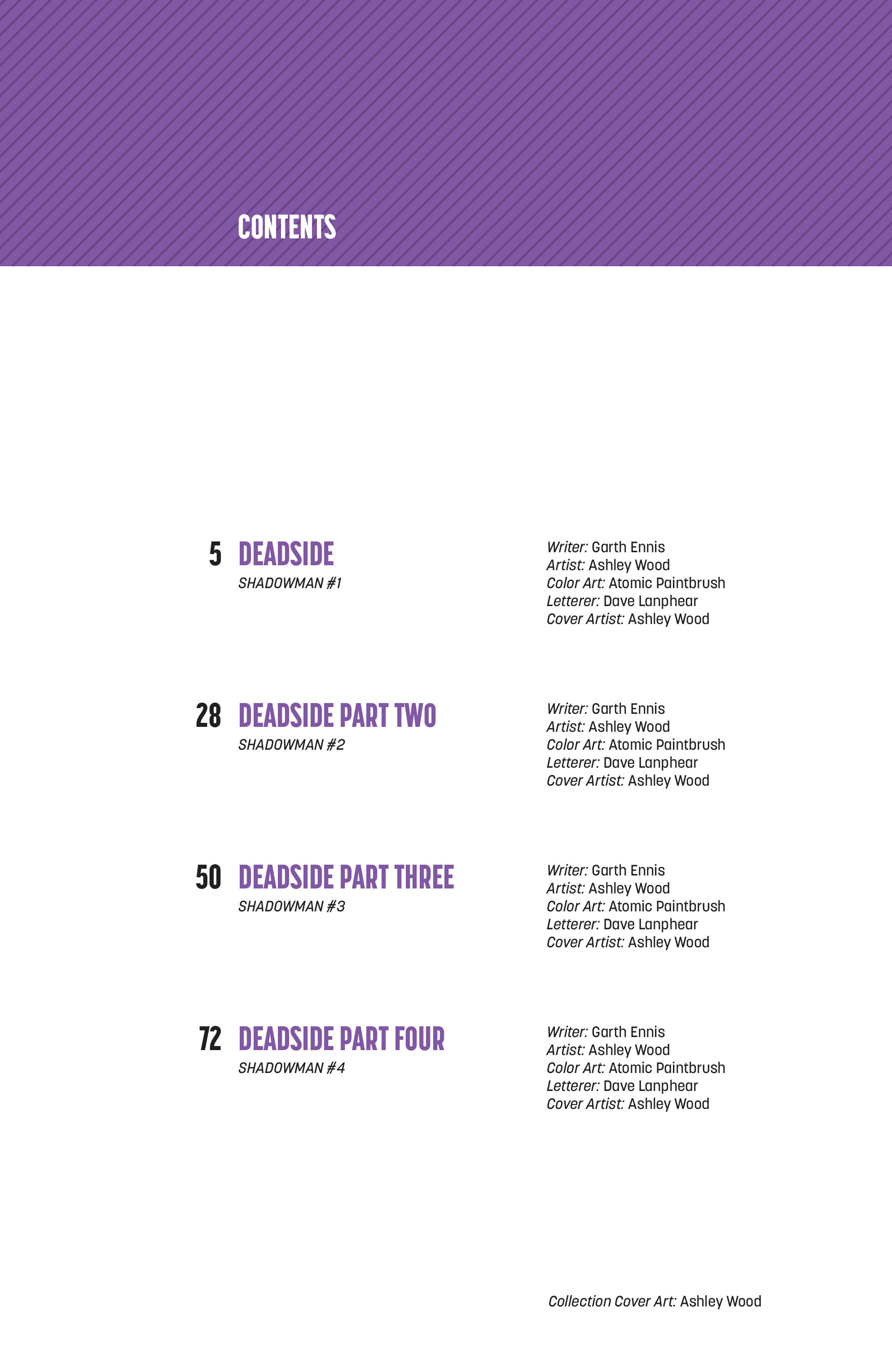 Read online Shadowman by Garth Ennis & Ashley Wood comic -  Issue # TPB - 4