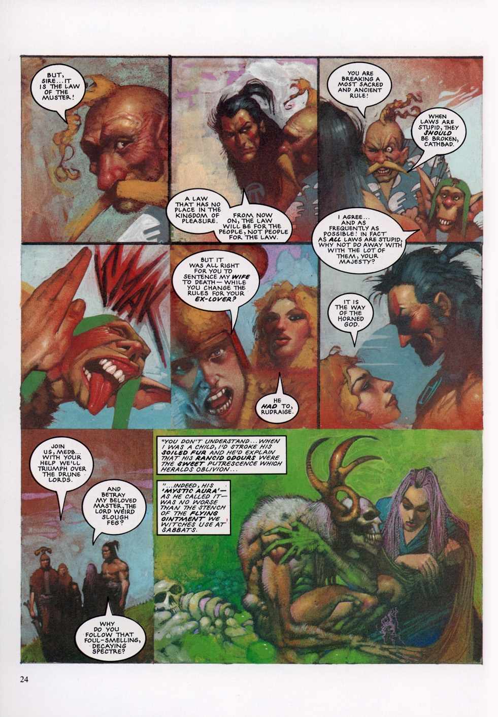 Read online Slaine: The Horned God (1993) comic -  Issue #5 - 25