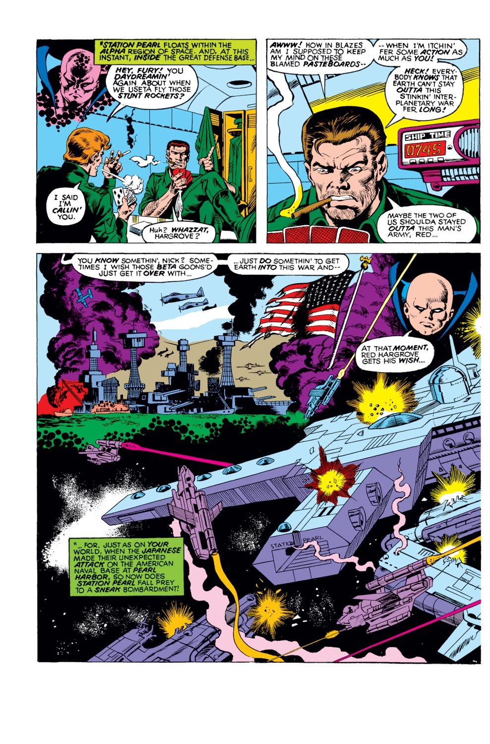 What If? (1977) issue 14 - Sgt. Fury had Fought WWII in Outer Space - Page 3