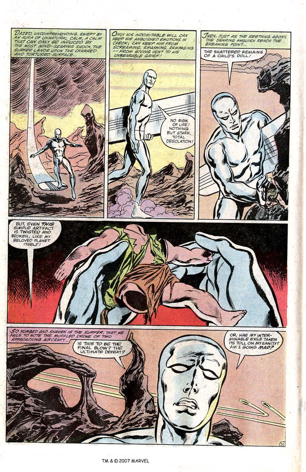 Read online Silver Surfer (1982) comic -  Issue # Full - 22