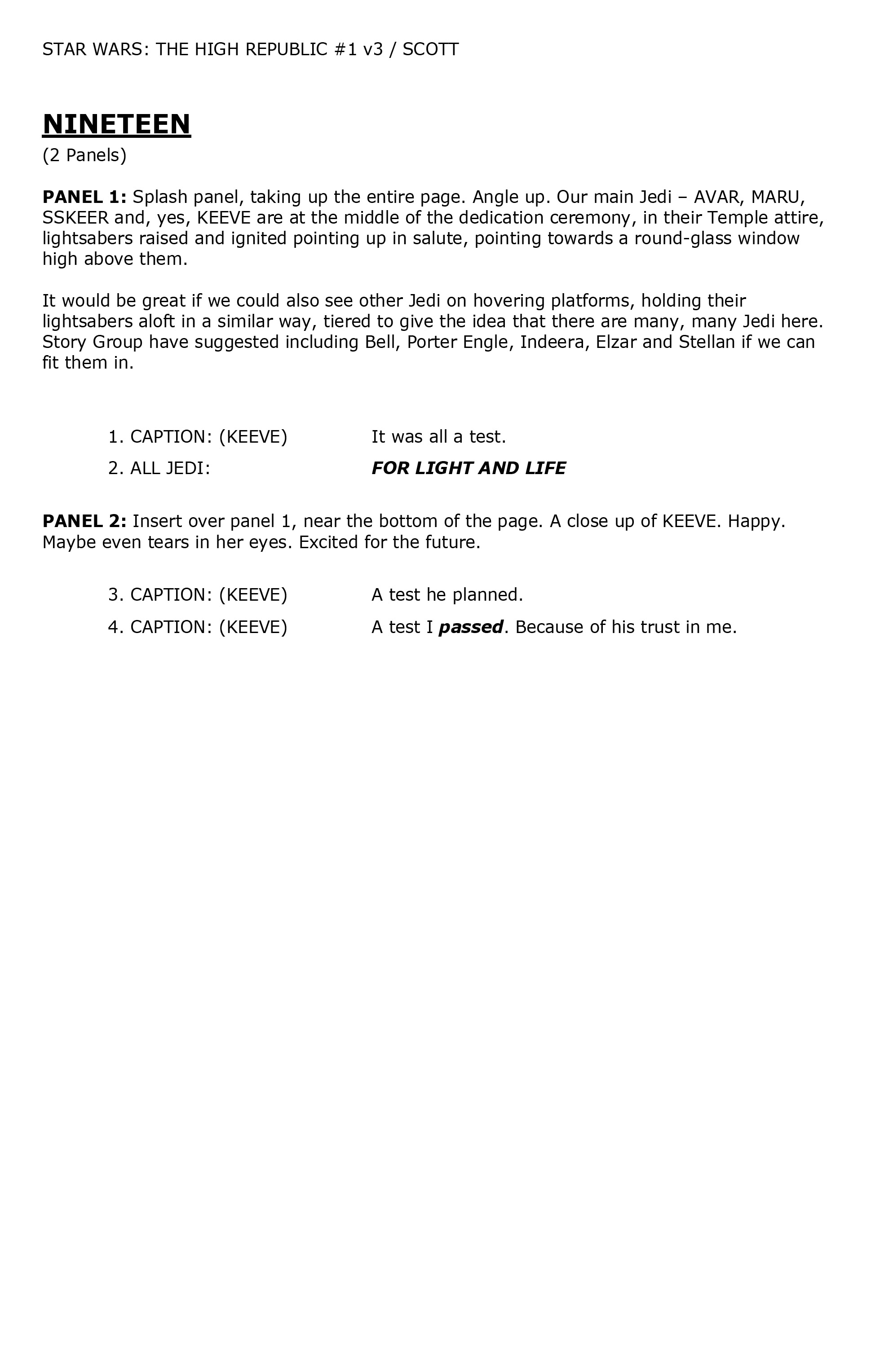 Read online Star Wars: The High Republic Behind-the-Scenes Exclusive comic -  Issue # Full - 41