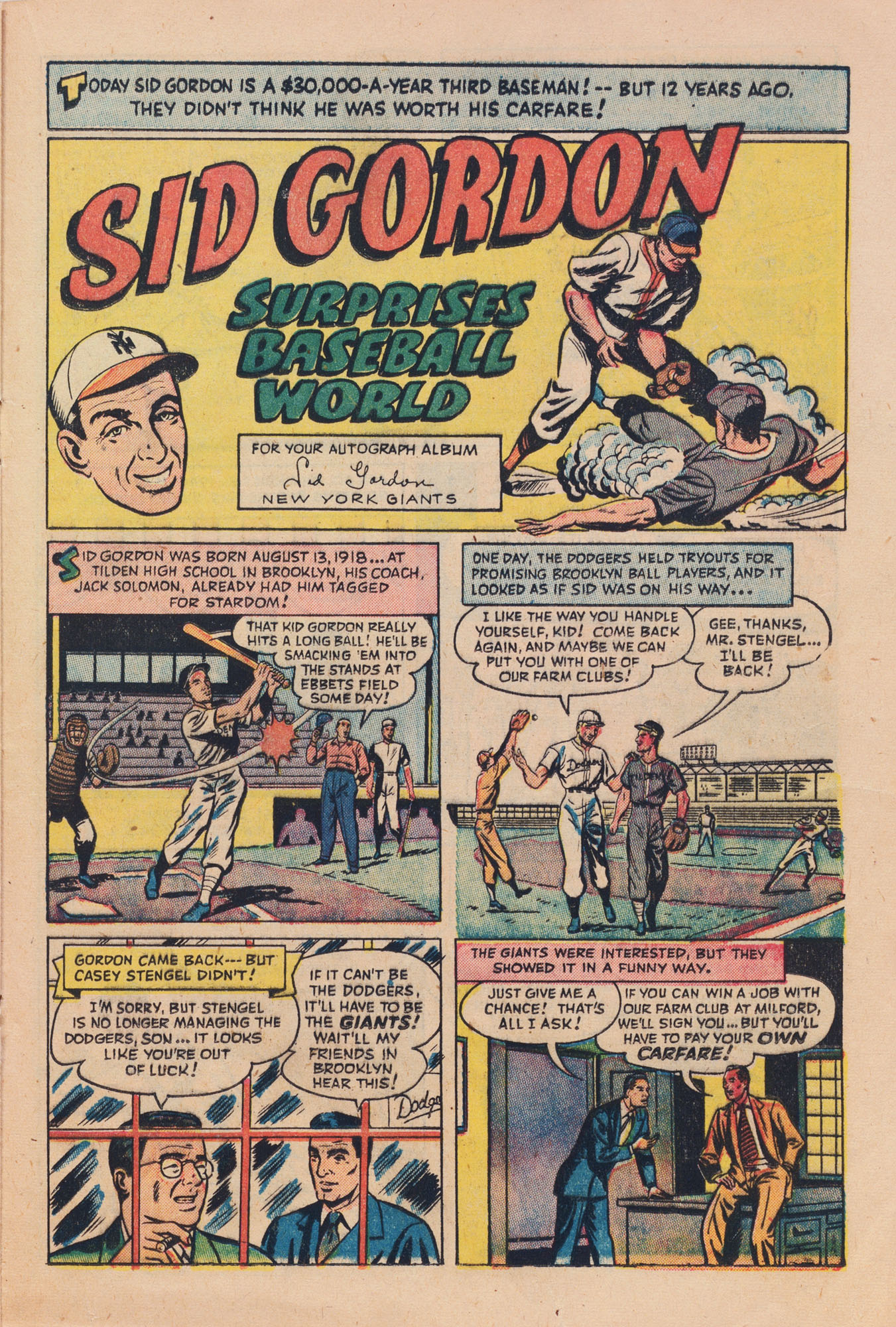 Read online Babe Ruth Sports Comics comic -  Issue #3 - 20