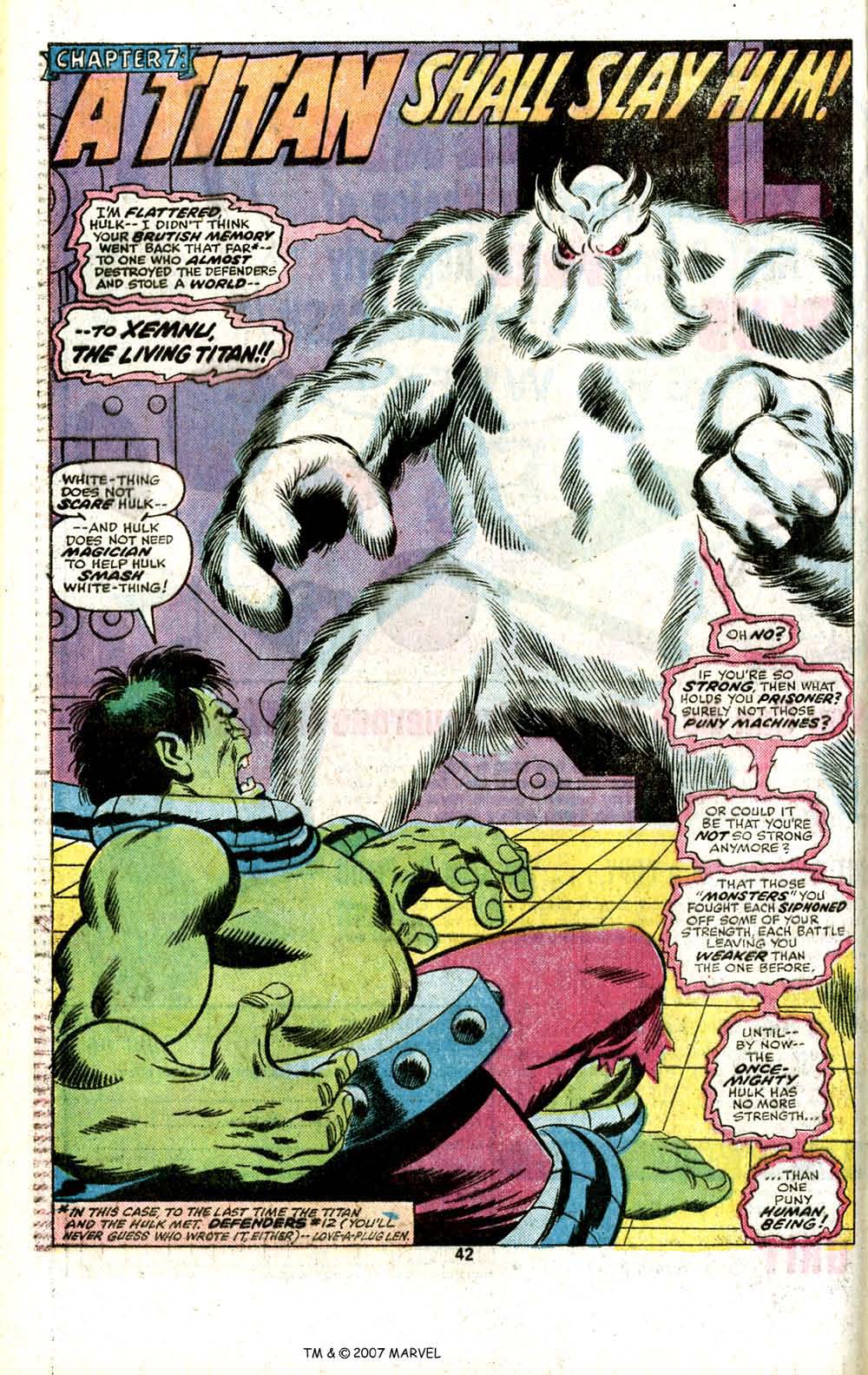 Read online The Incredible Hulk (1968) comic -  Issue # _Annual 1976 - 44