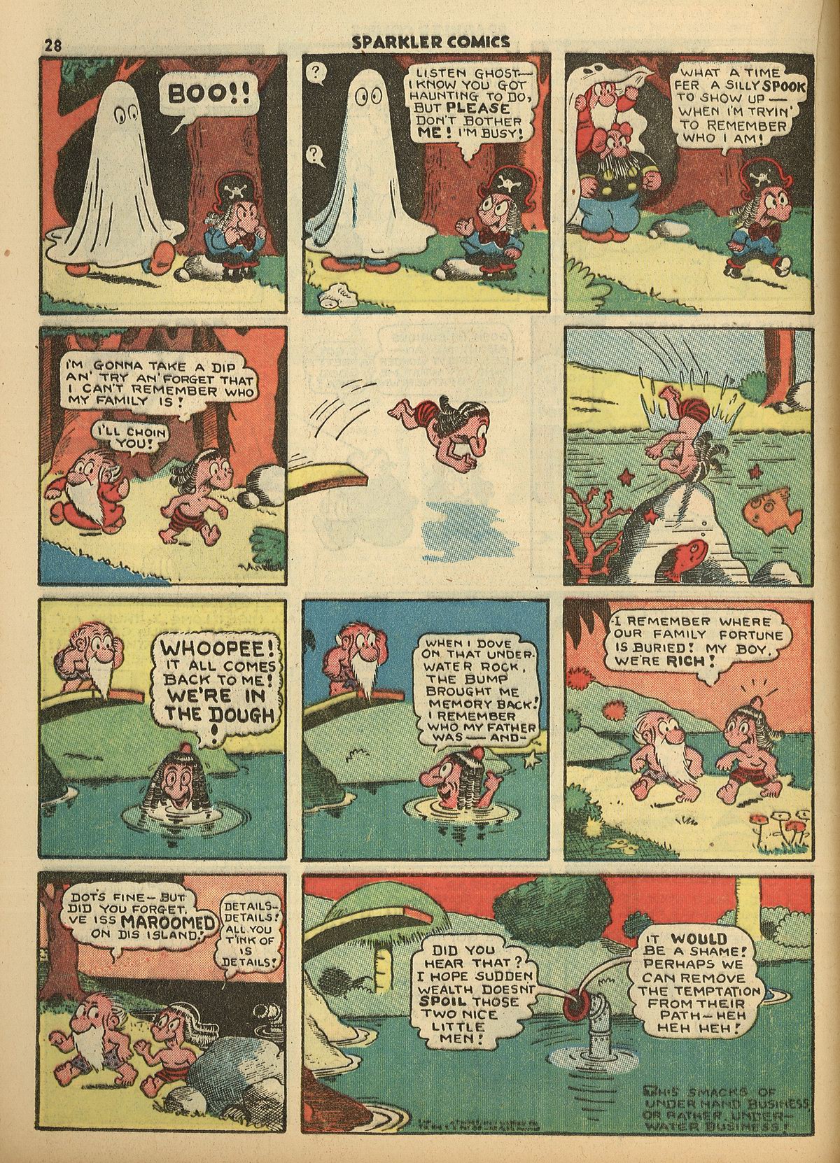 Read online Sparkler Comics comic -  Issue #9 - 30