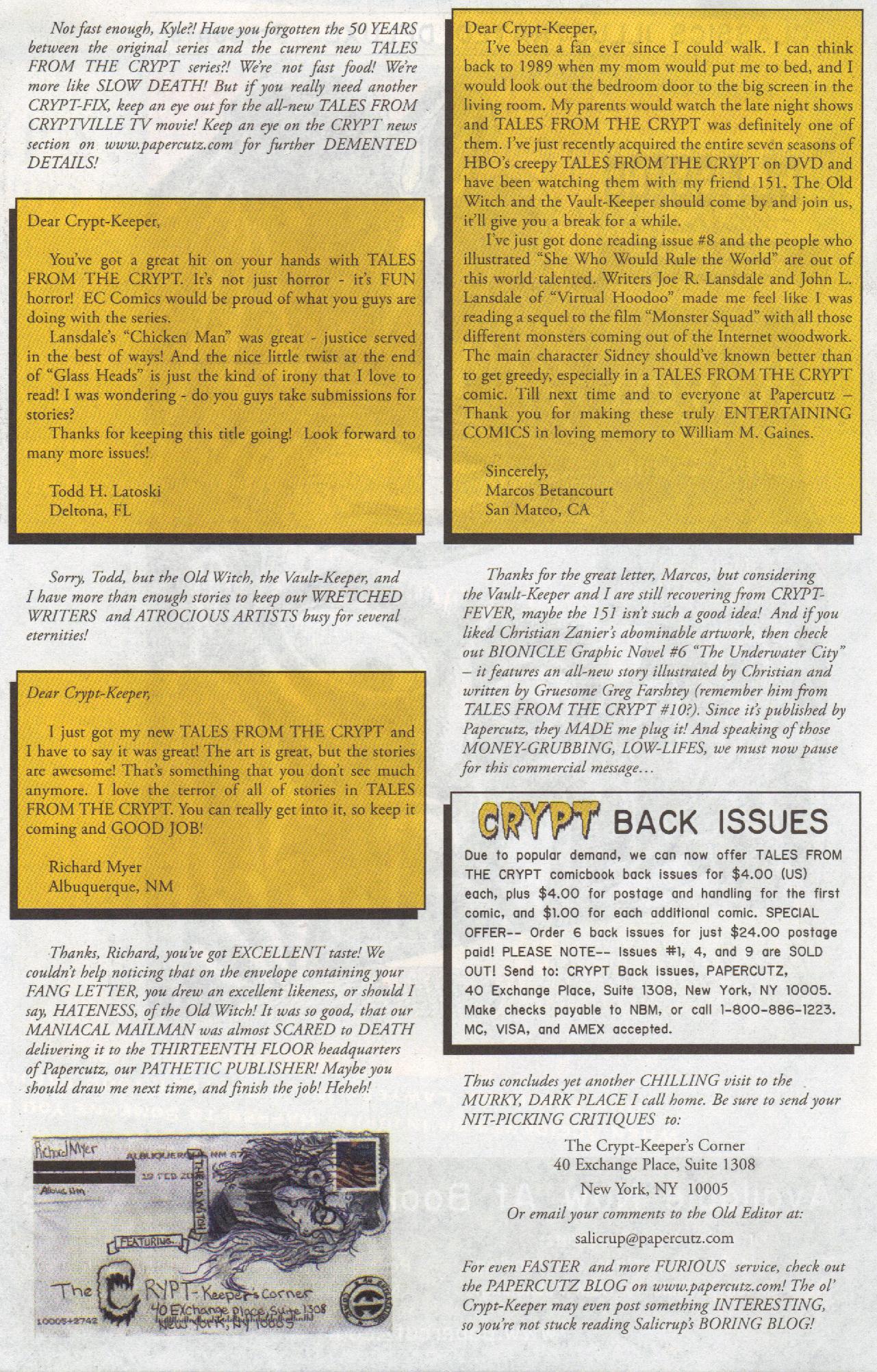 Read online Tales From The Crypt (2007) comic -  Issue #12 - 49