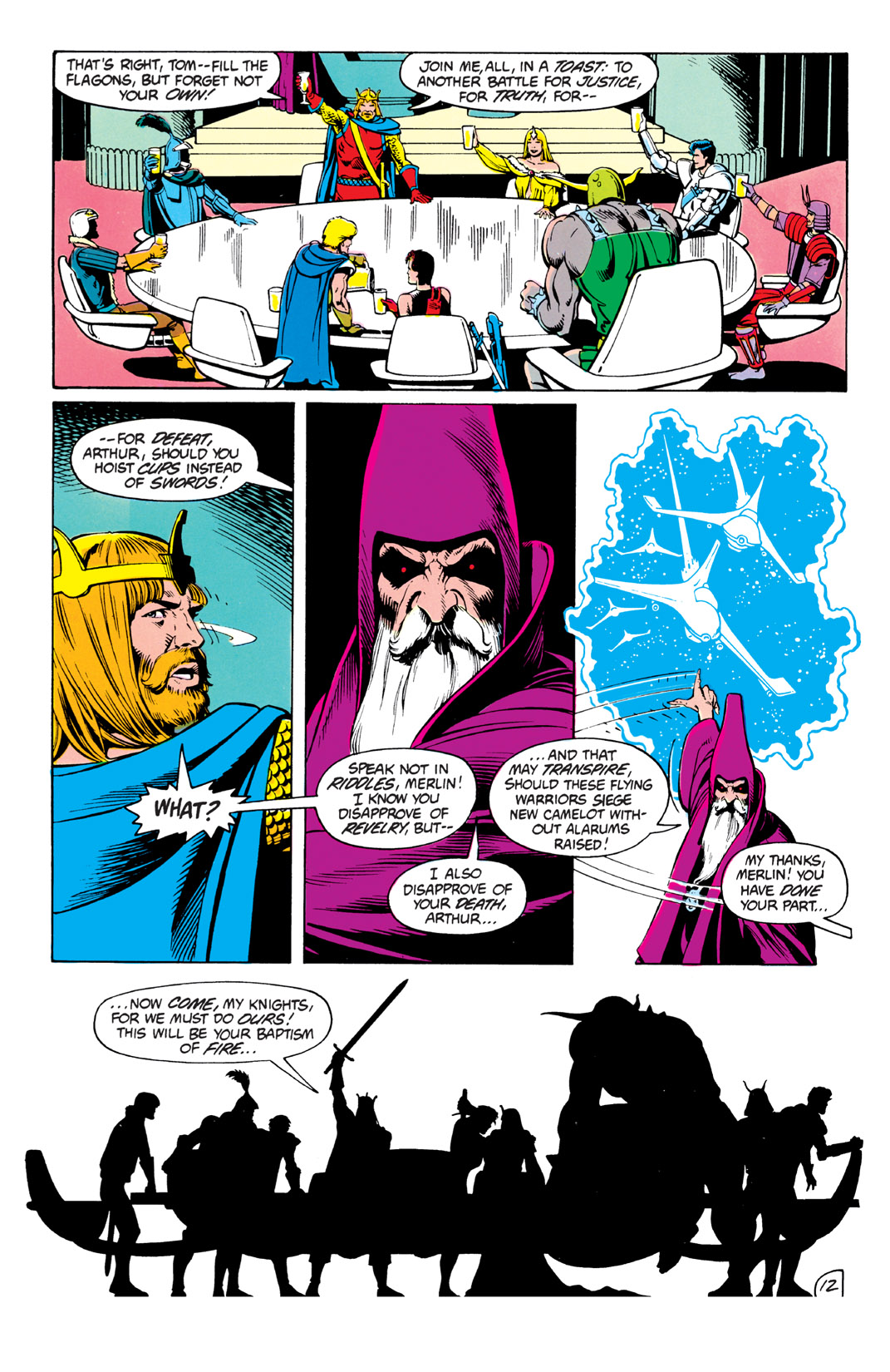 Read online Camelot 3000 comic -  Issue #4 - 14