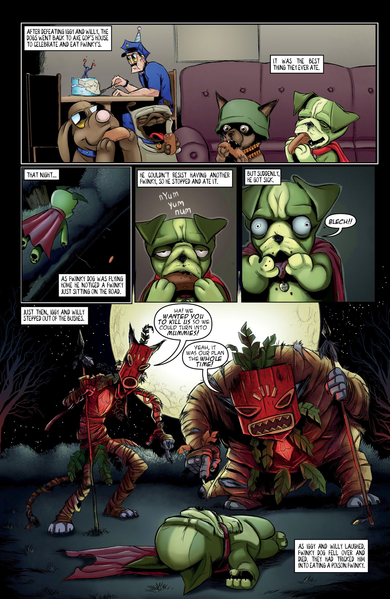 Read online Axe Cop comic -  Issue # TPB 5 - 36