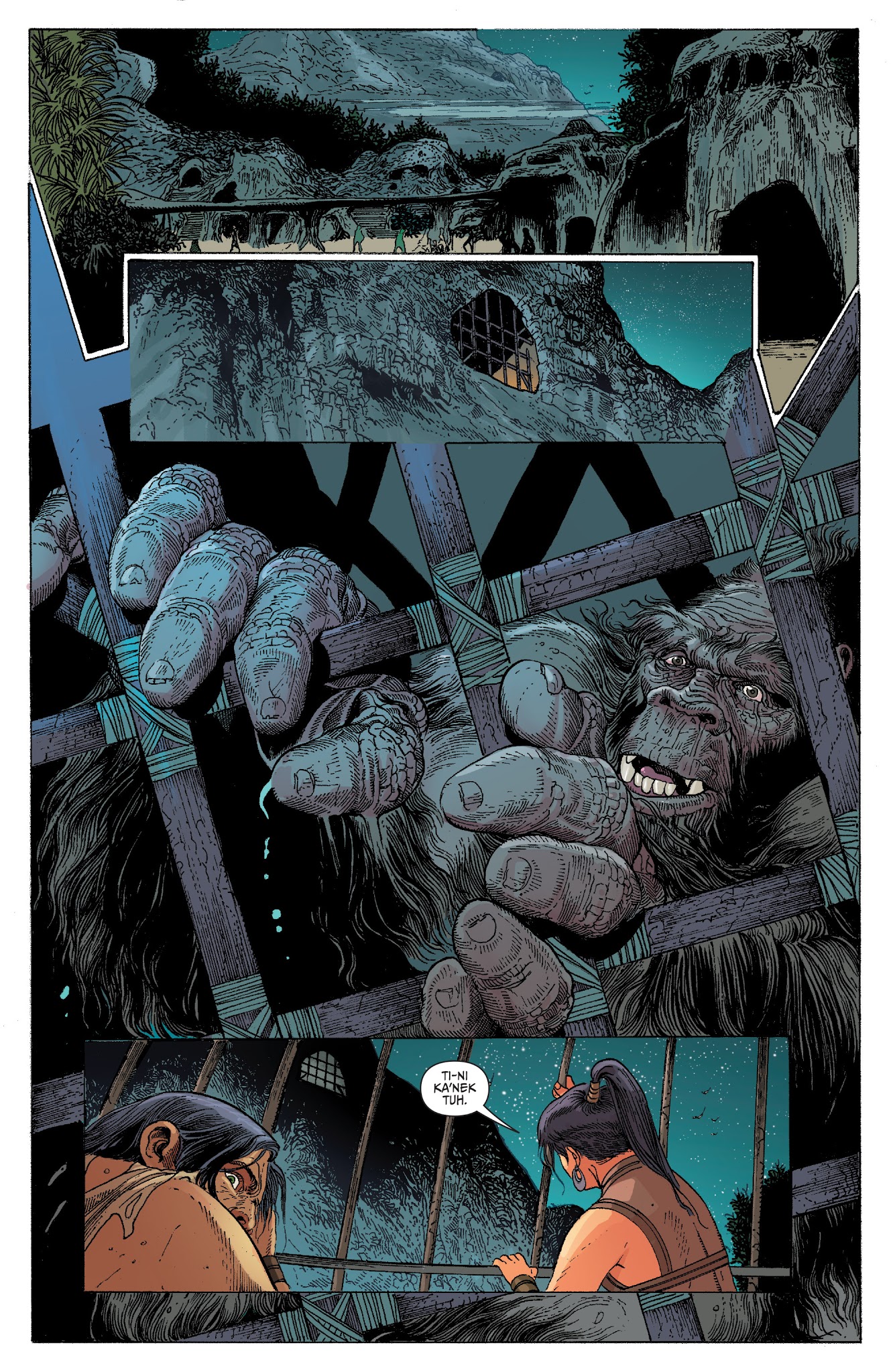 Read online Kong on the Planet of the Apes comic -  Issue #4 - 17