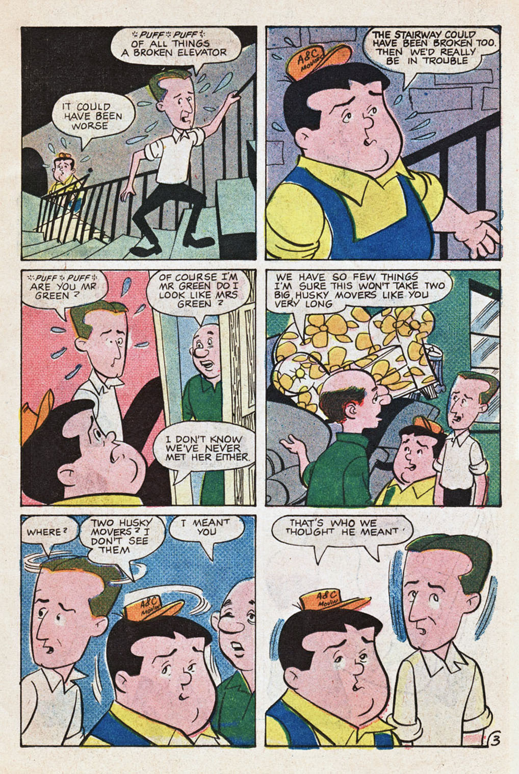 Read online Abbott & Costello comic -  Issue #11 - 15