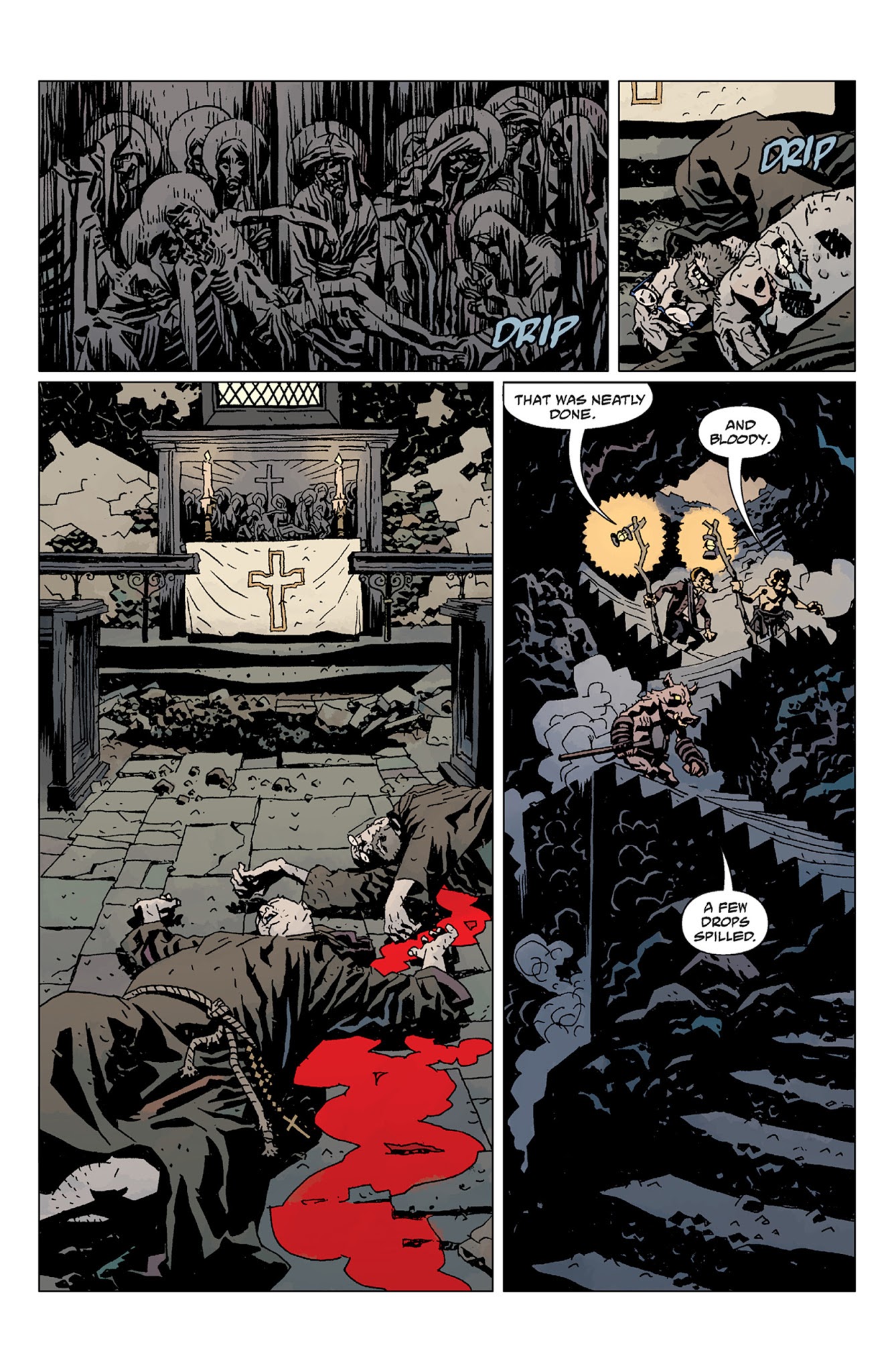 Read online Hellboy: Darkness Calls comic -  Issue # TPB - 89