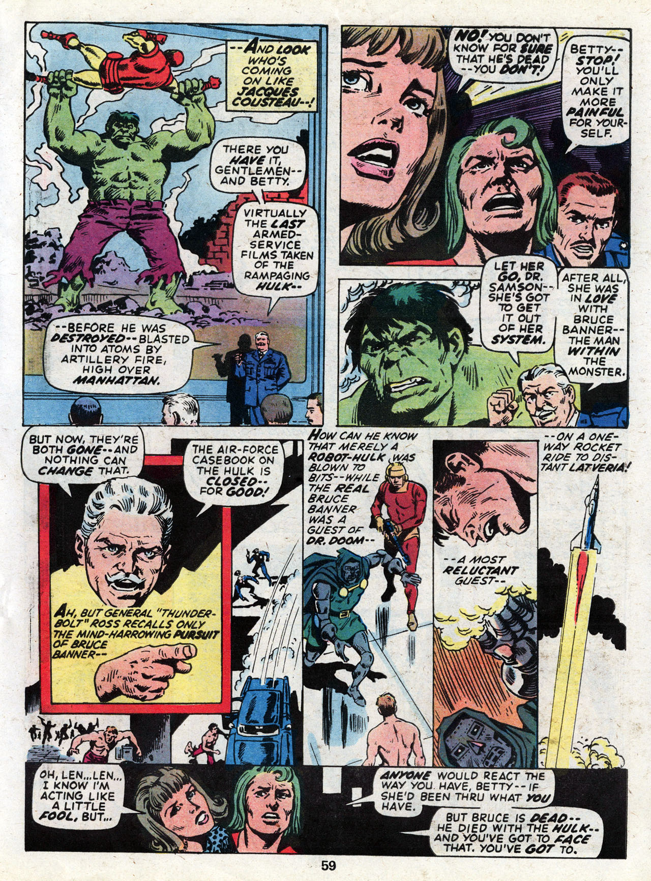 Read online Marvel Treasury Edition comic -  Issue #20 - 61