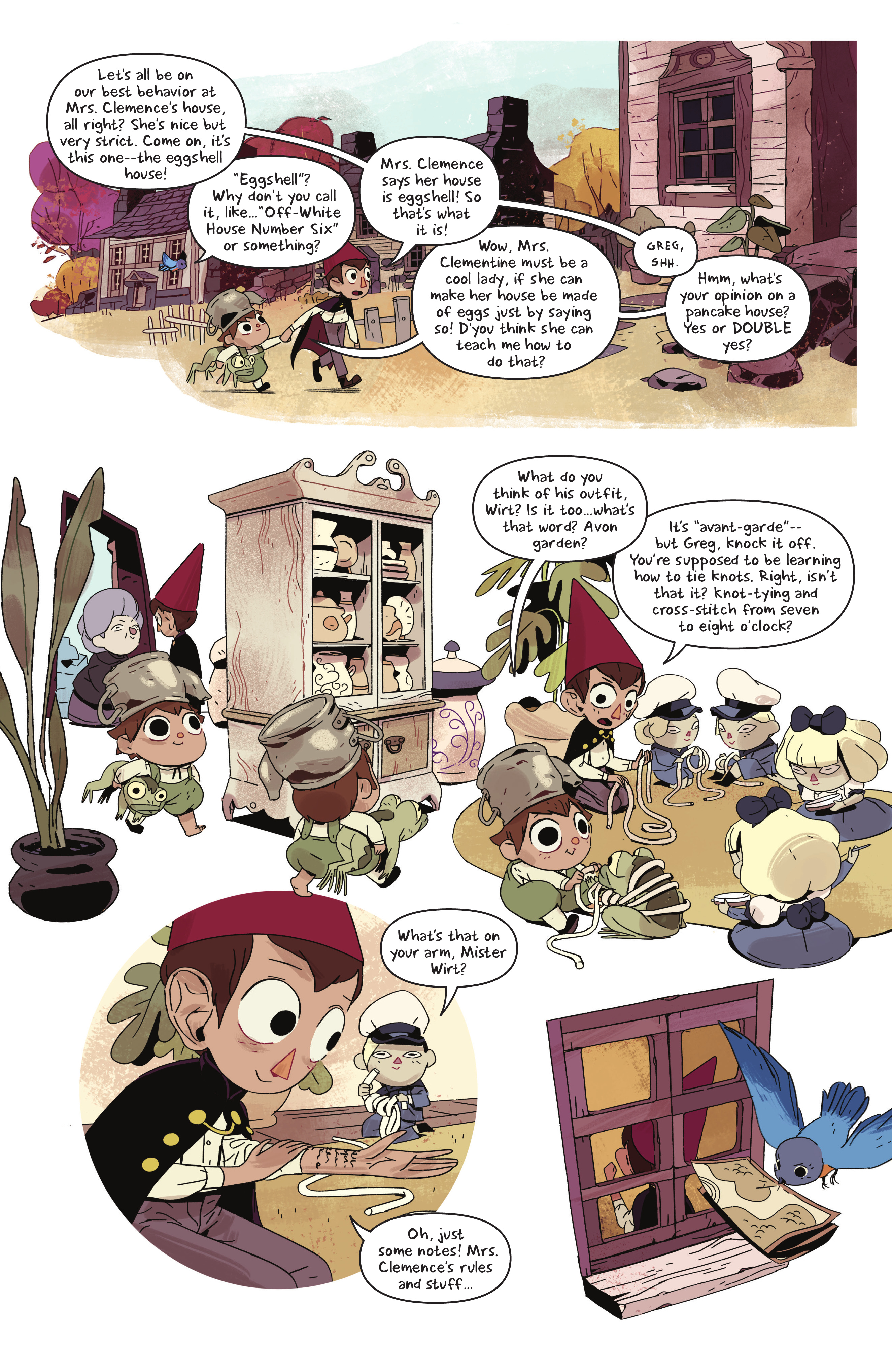 Read online Over the Garden Wall: Hollow Town comic -  Issue # TPB - 34