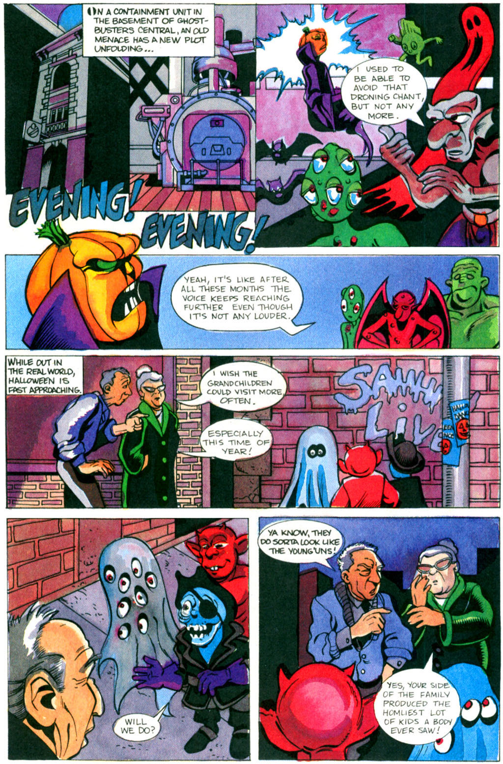 Read online Real Ghostbusters comic -  Issue #17 - 4