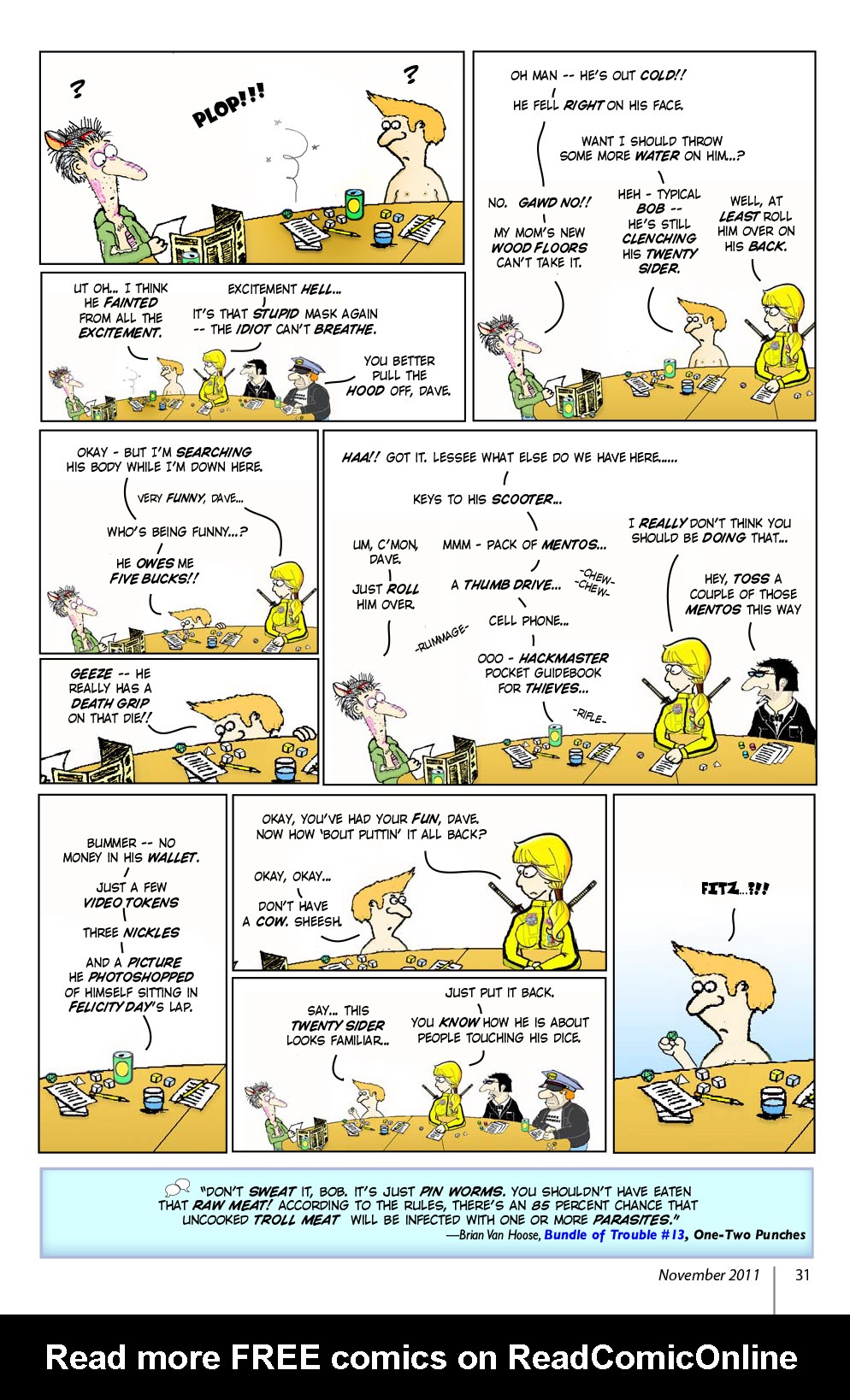 Read online Knights of the Dinner Table comic -  Issue #181 - 33