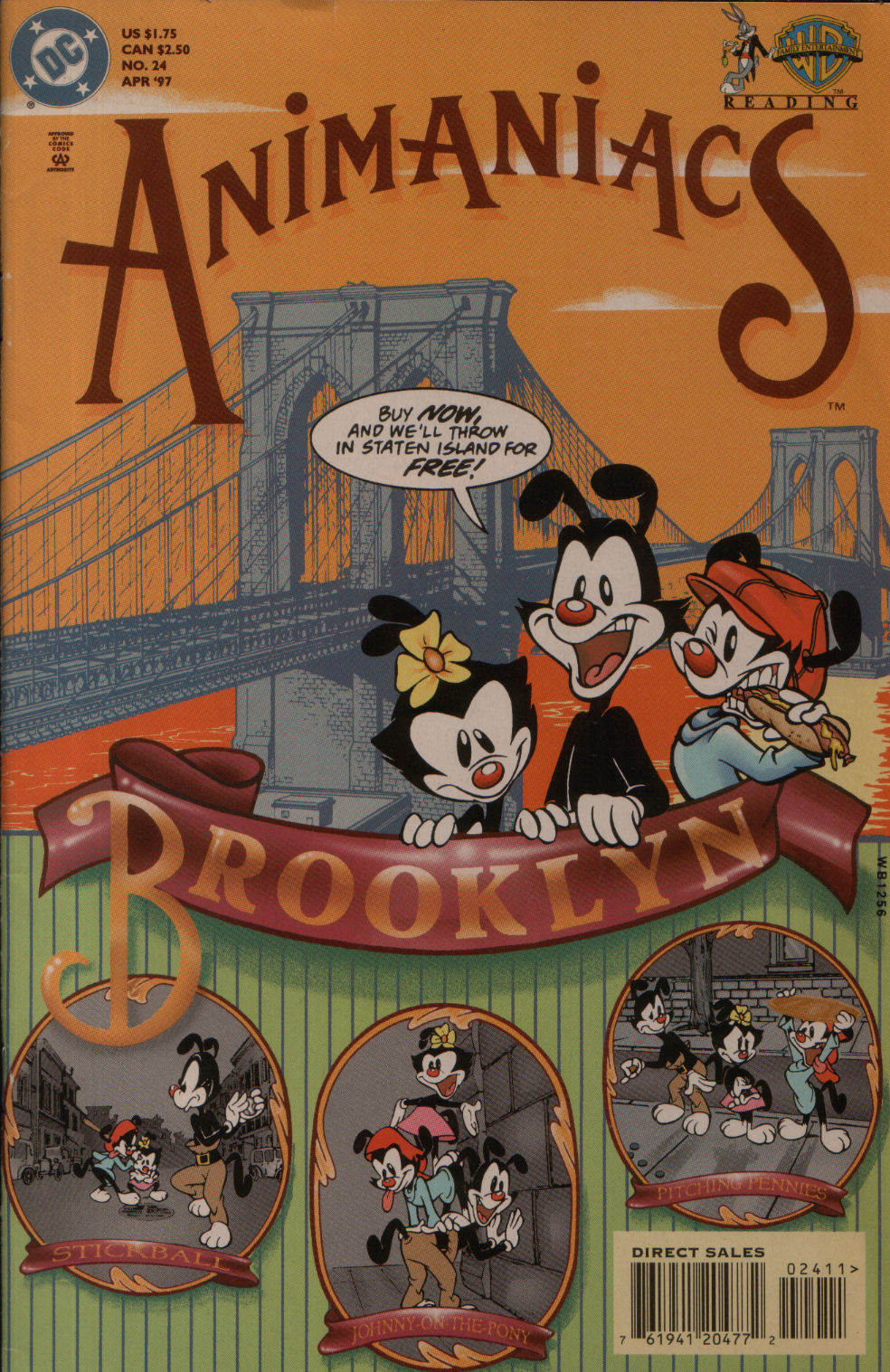 Read online Animaniacs comic -  Issue #24 - 1