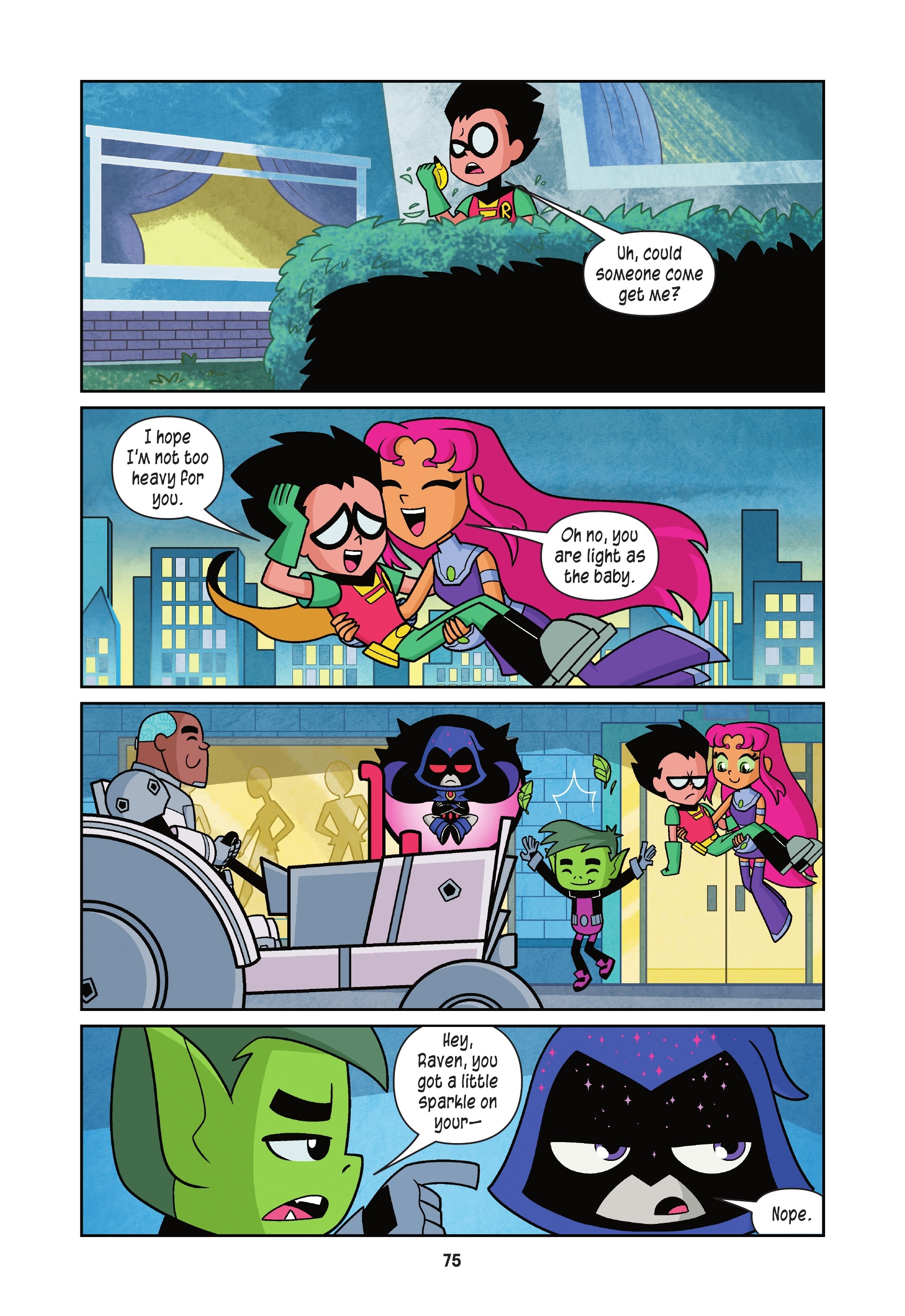 Read online Teen Titans Go!/DC Super Hero Girls: Exchange Students comic -  Issue # TPB (Part 1) - 74