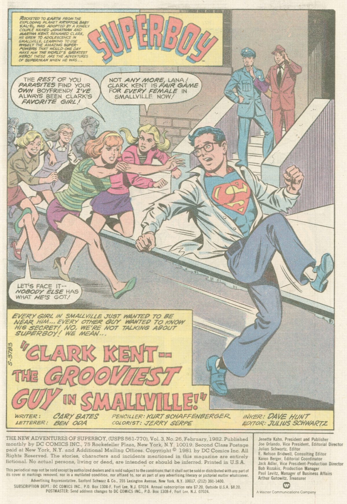 The New Adventures of Superboy 26 Page 1