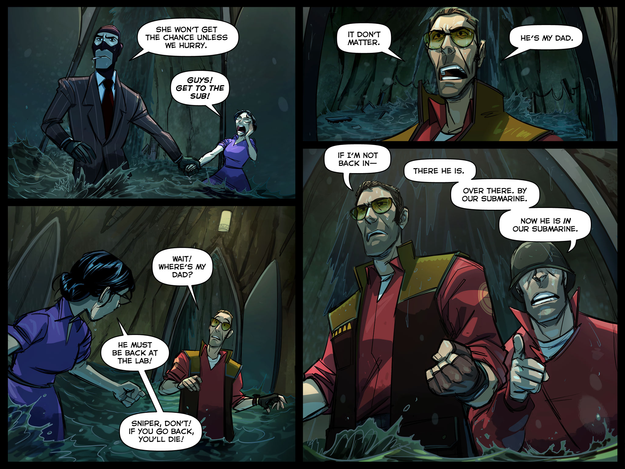 Read online Team Fortress 2 comic -  Issue #4 - 108