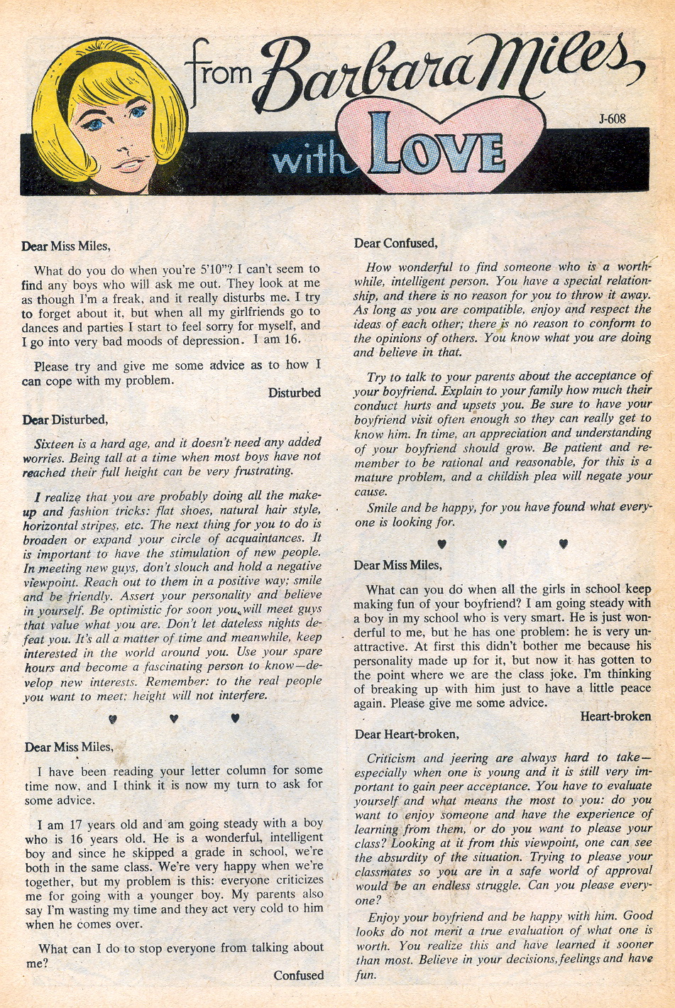 Read online Heart Throbs comic -  Issue #129 - 22