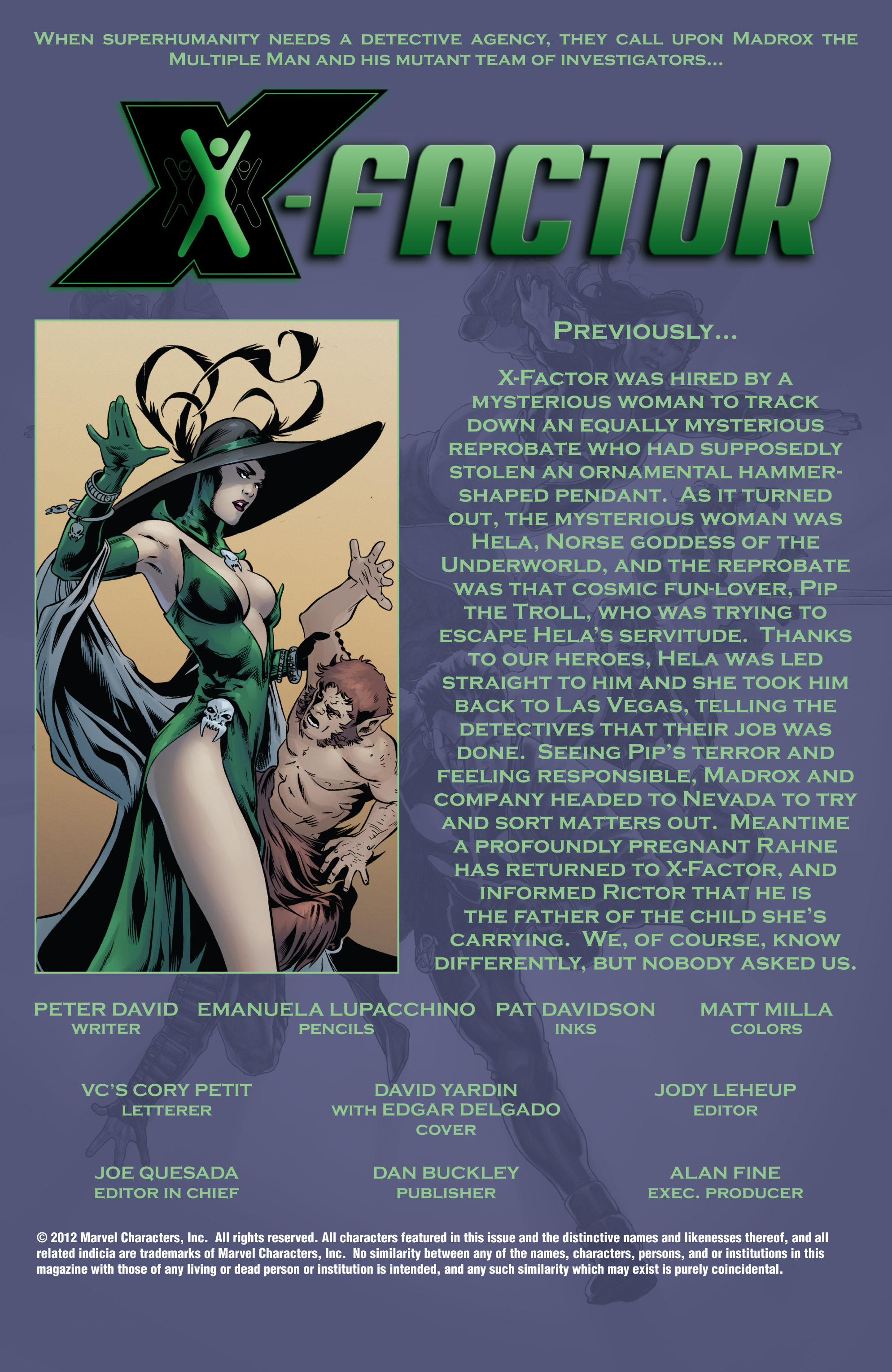 Read online X-Factor (1986) comic -  Issue #209 - 2