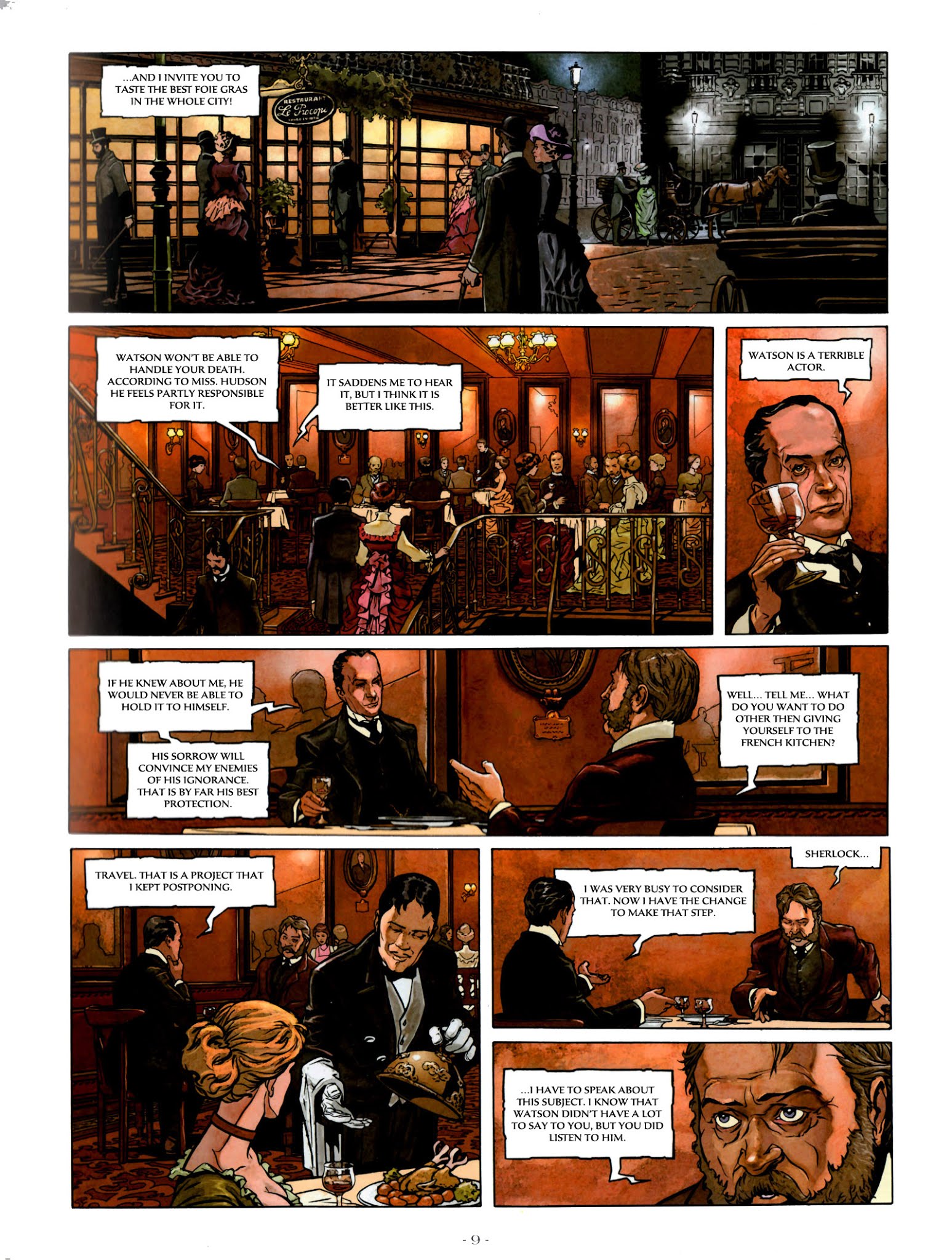 Read online Sherlock Holmes and the Vampires of London comic -  Issue # TPB - 10