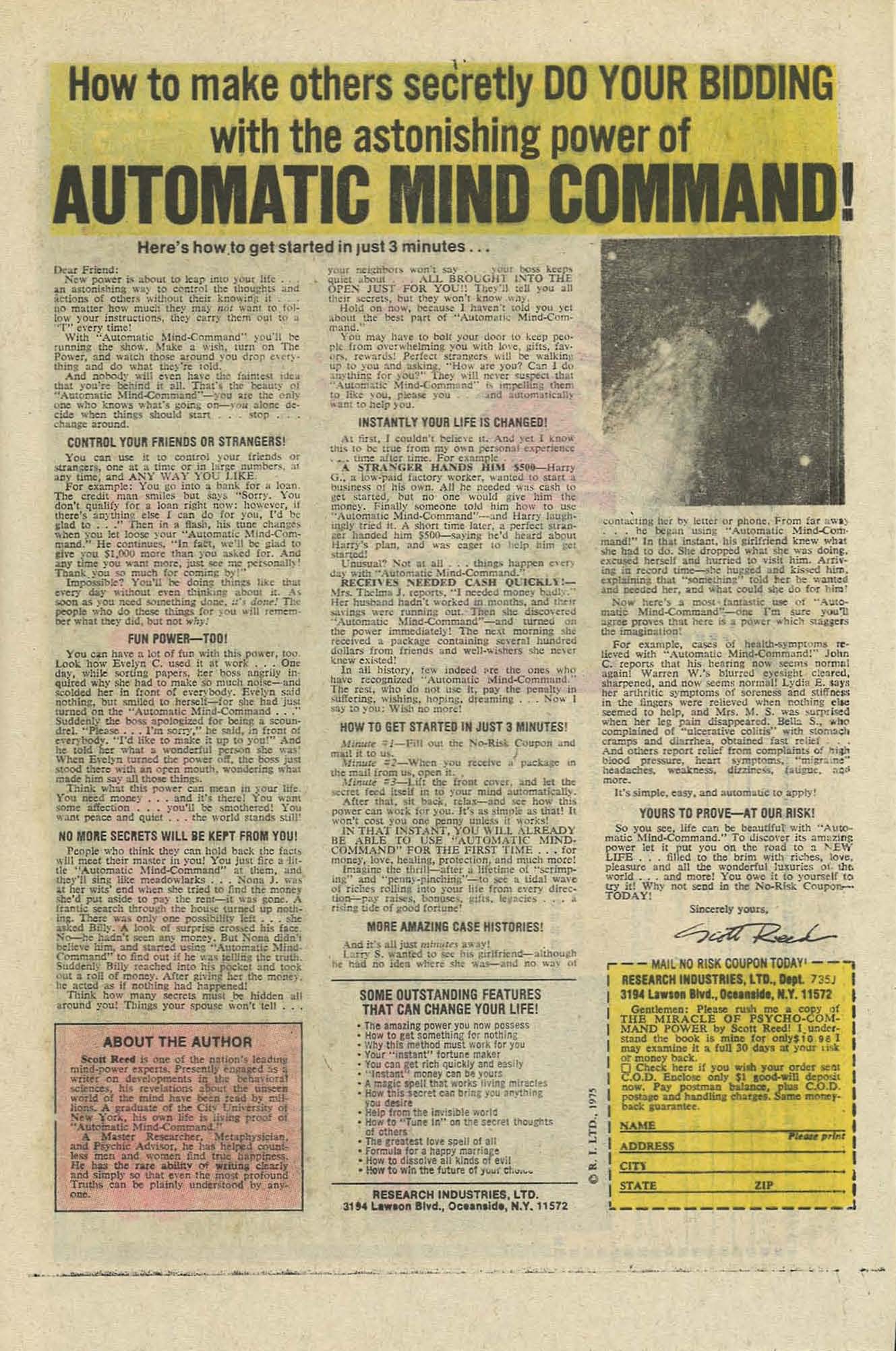 Read online Attack (1971) comic -  Issue #19 - 33