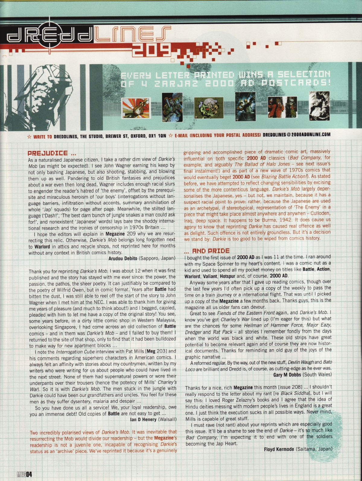 Judge Dredd Megazine (Vol. 5) issue 209 - Page 4