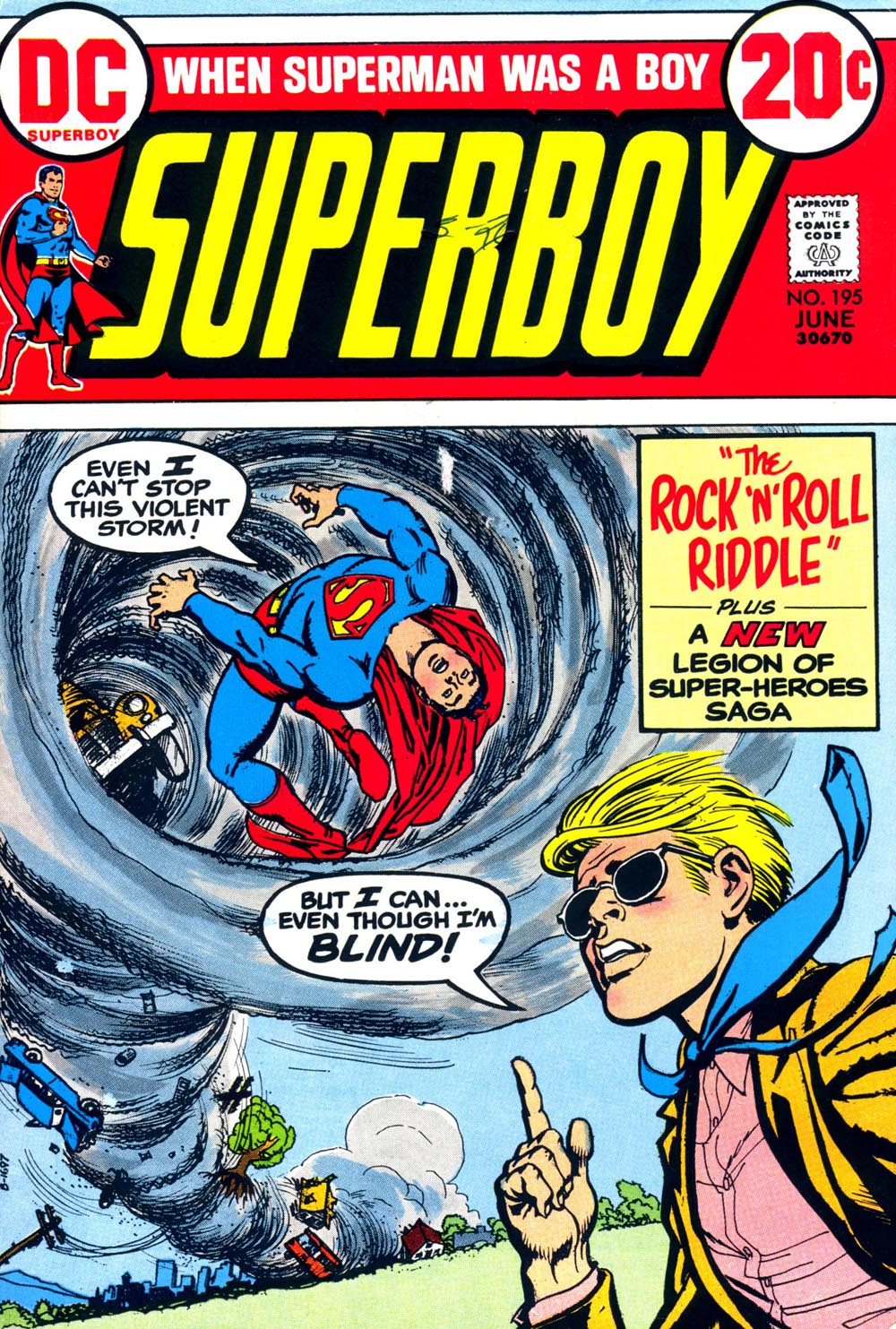 Read online Superboy (1949) comic -  Issue #195 - 1