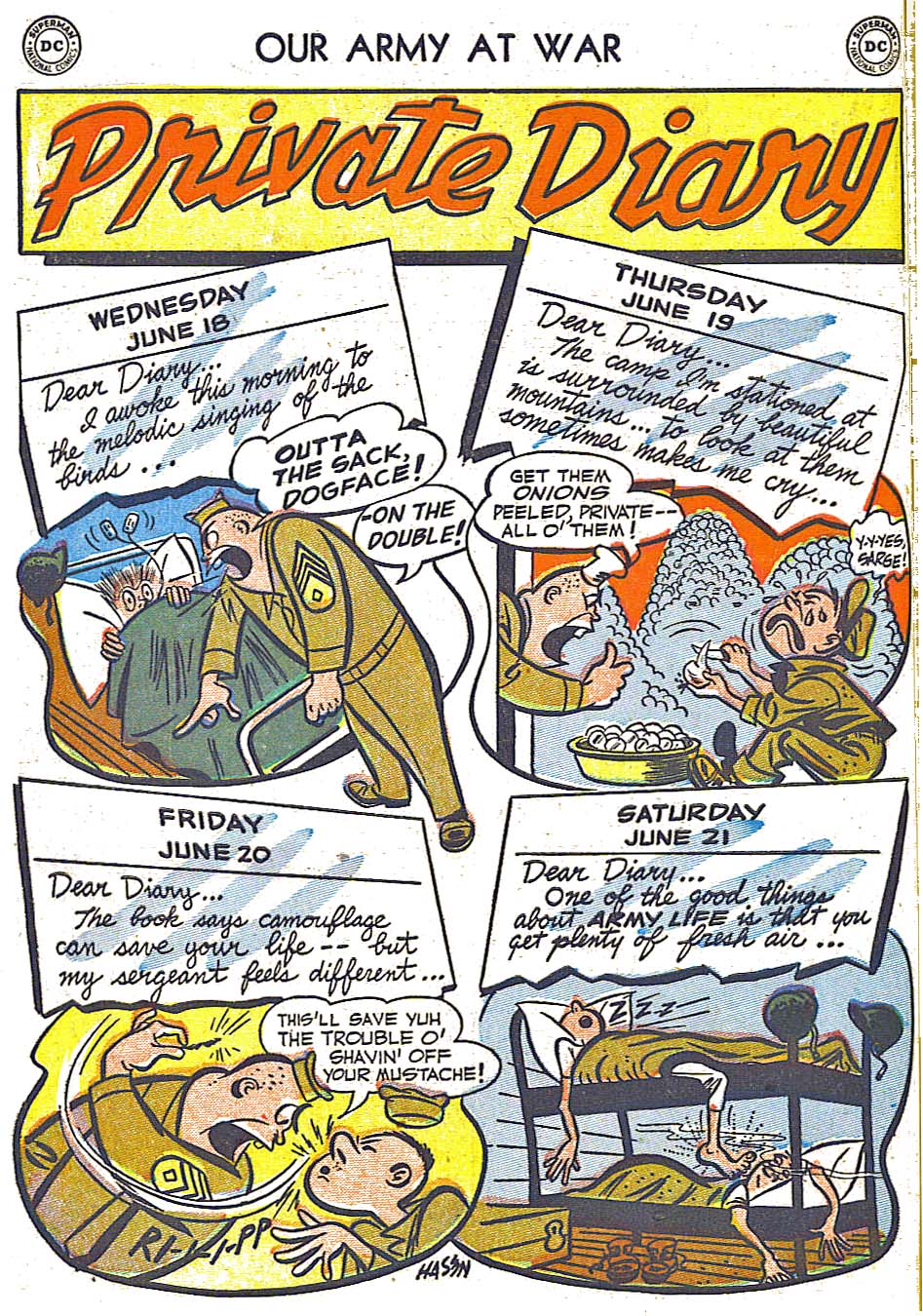 Read online Our Army at War (1952) comic -  Issue #1 - 10
