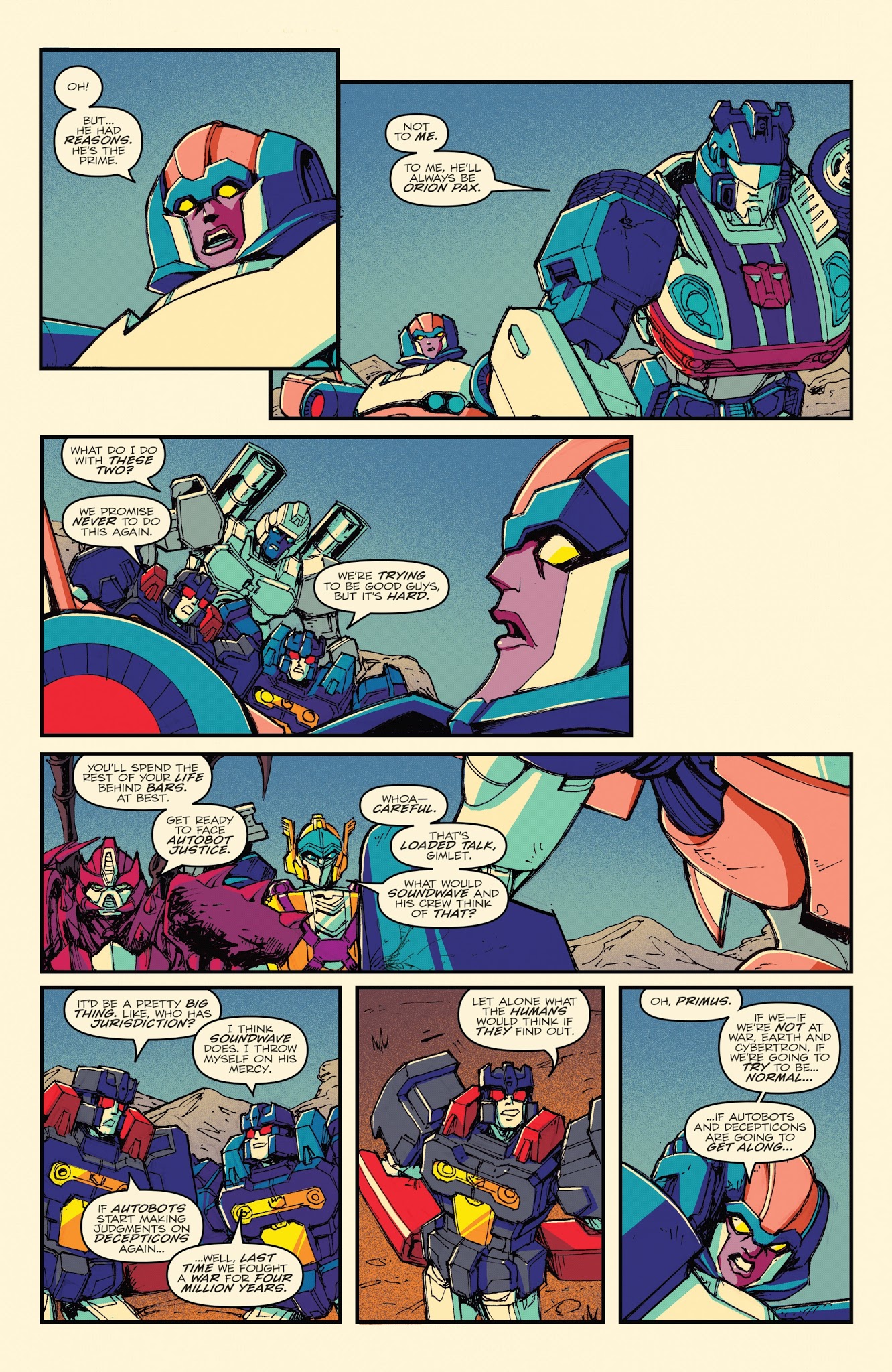 Read online Optimus Prime comic -  Issue #12 - 20