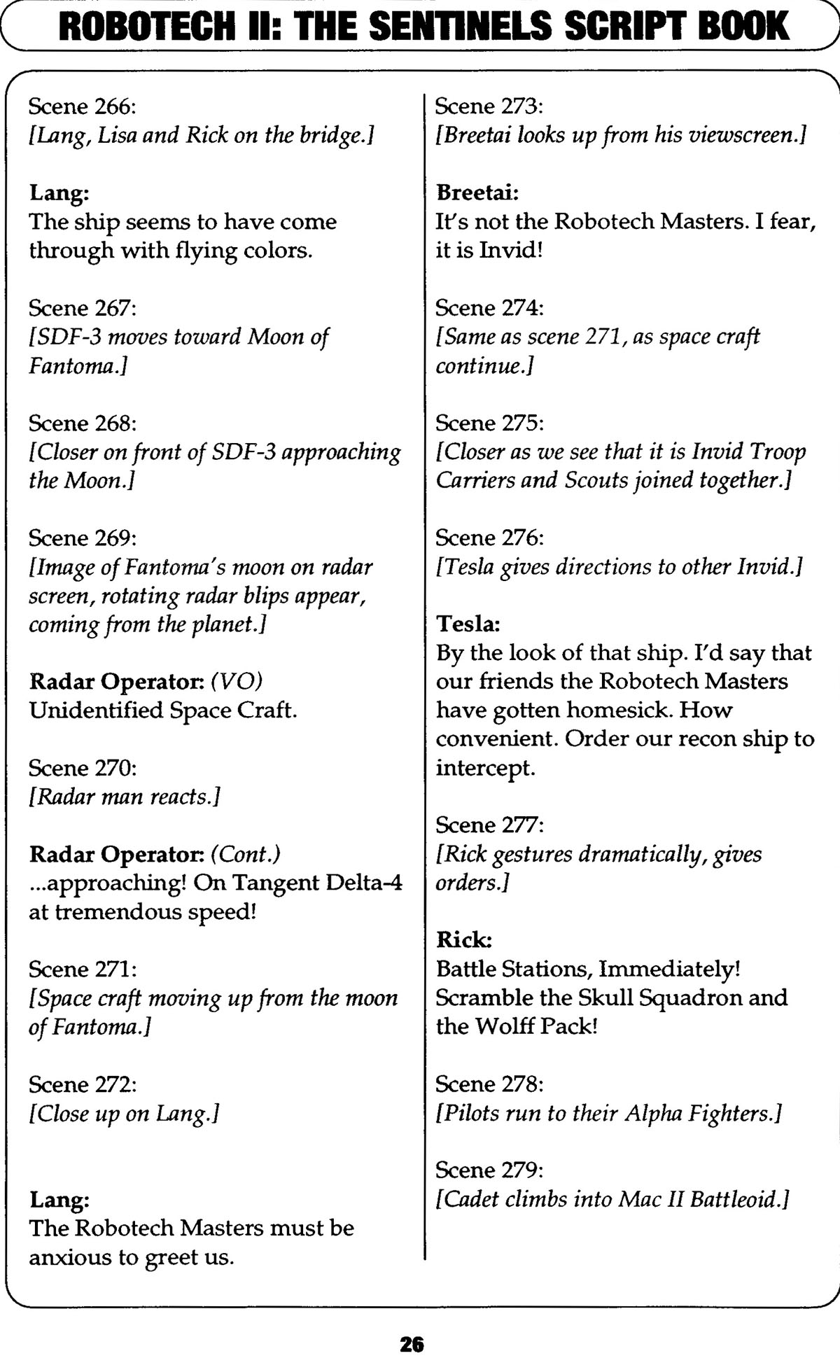 Read online Robotech II: The Sentinels comic -  Issue # _Script Book 1 - 98