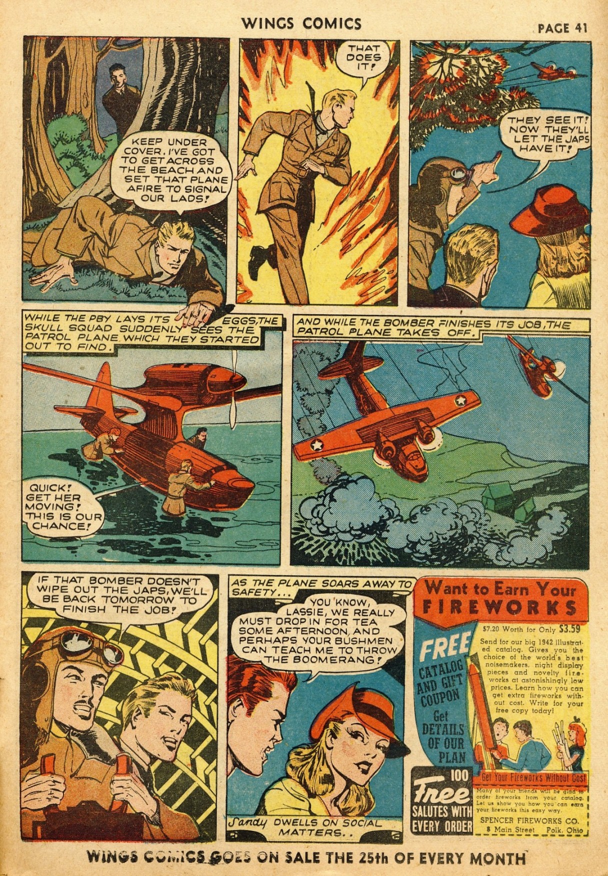 Read online Wings Comics comic -  Issue #22 - 43