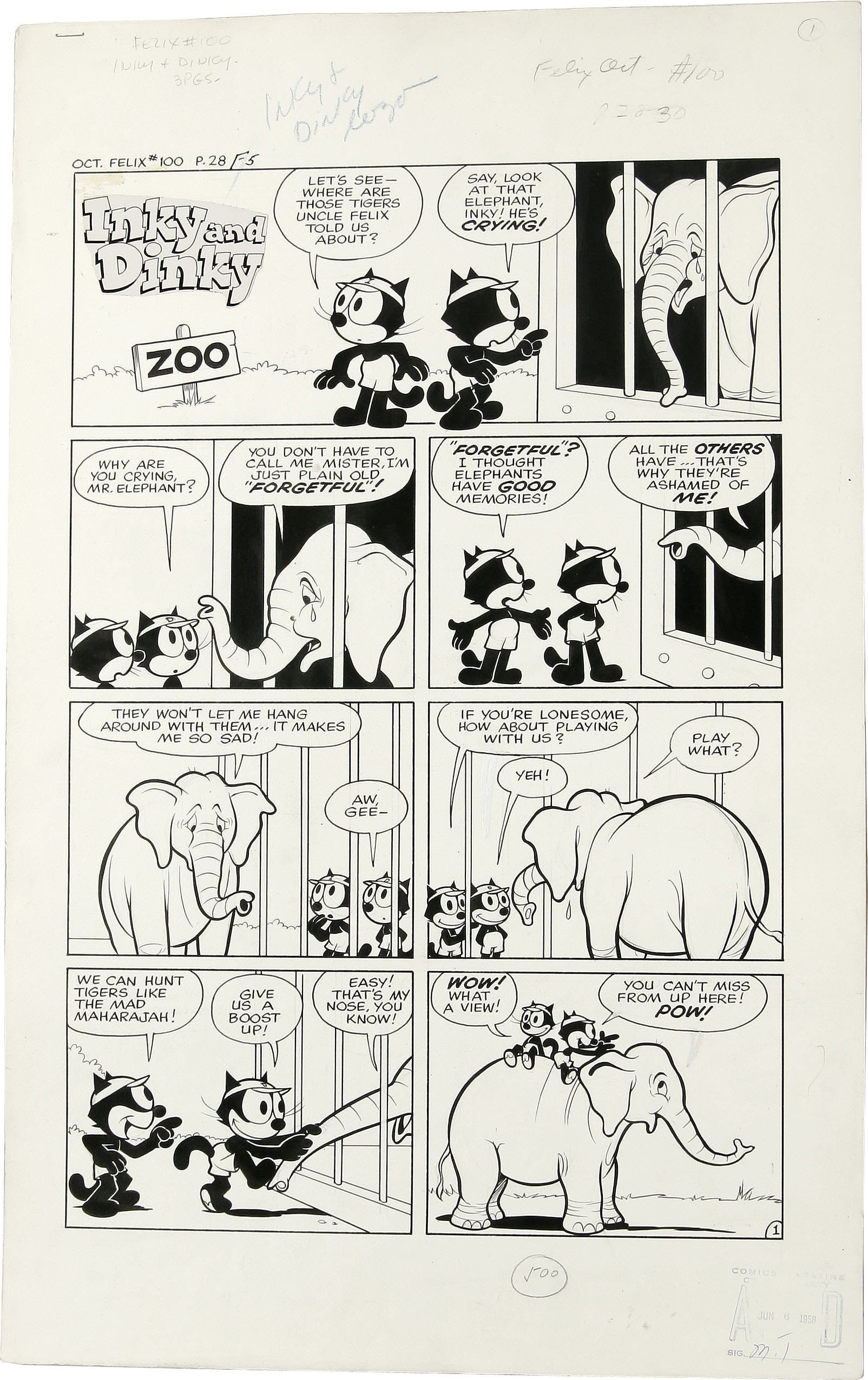 Read online Felix the Cat (1955) comic -  Issue #100 - 17