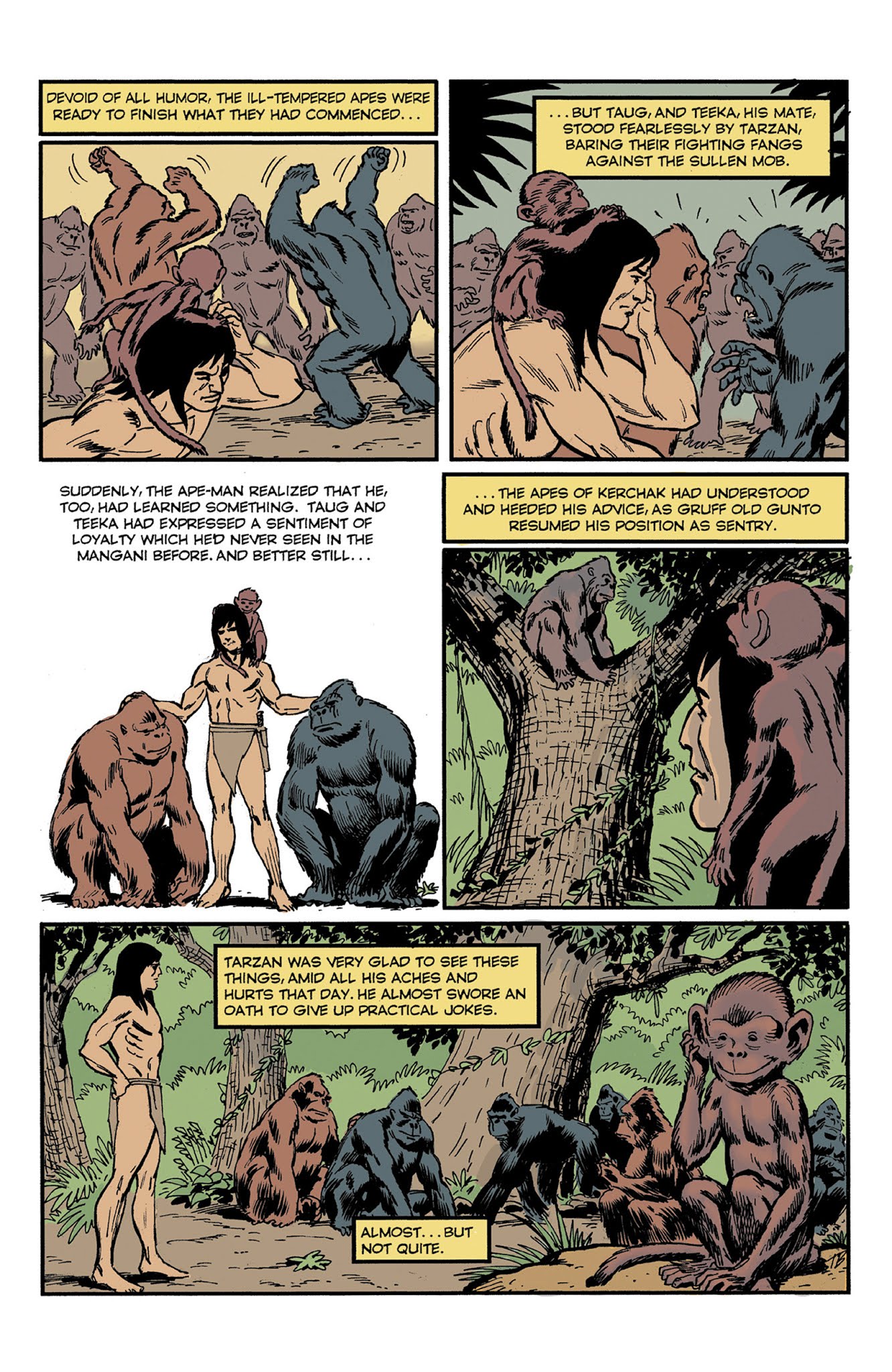 Read online Edgar Rice Burroughs' Jungle Tales of Tarzan comic -  Issue # TPB (Part 2) - 2