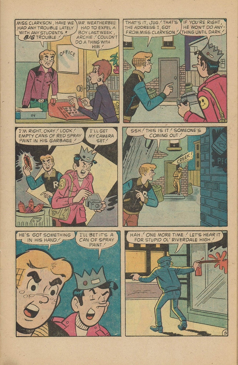 Read online Archie at Riverdale High (1972) comic -  Issue #24 - 7