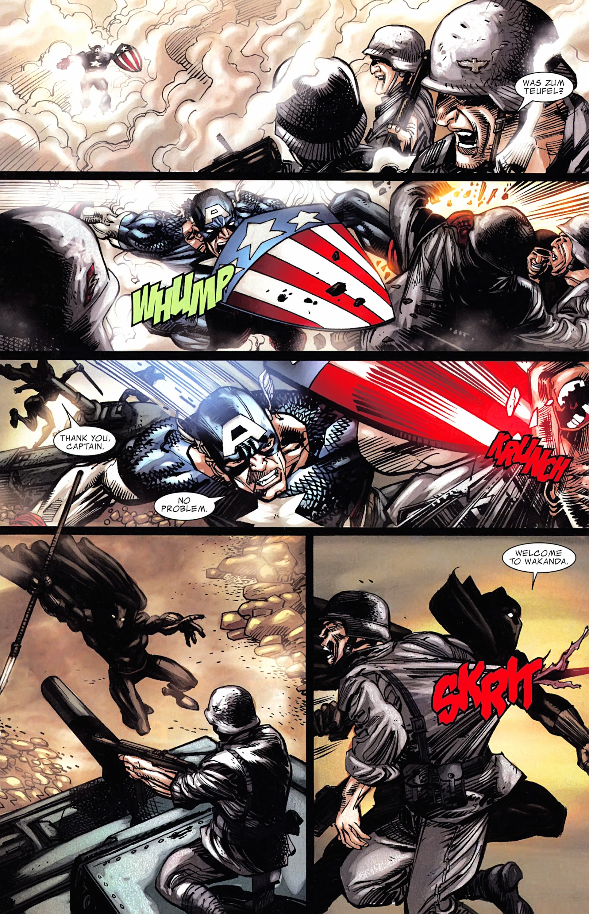 Read online Black Panther/Captain America: Flags Of Our Fathers comic -  Issue #2 - 11