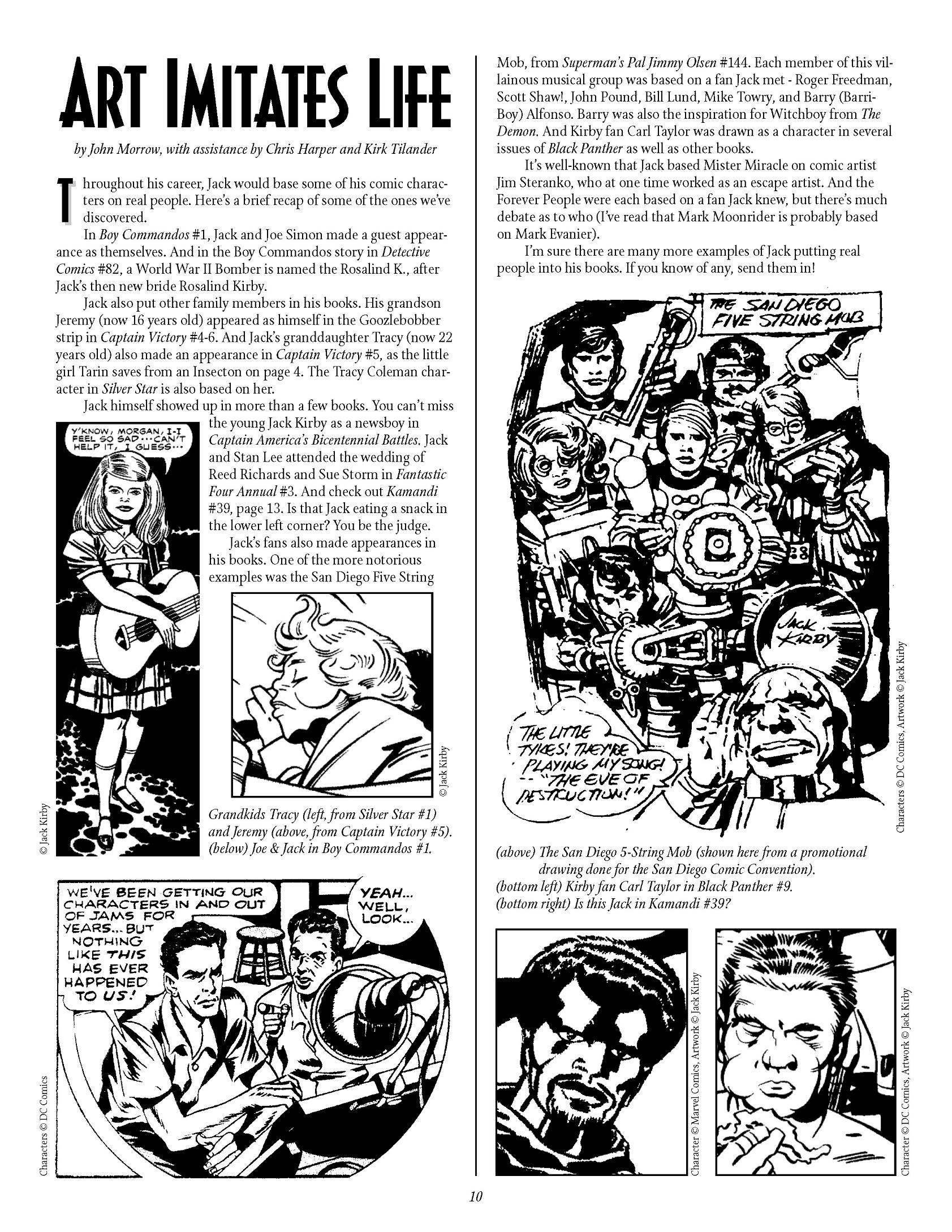Read online The Jack Kirby Collector comic -  Issue #5 - 10