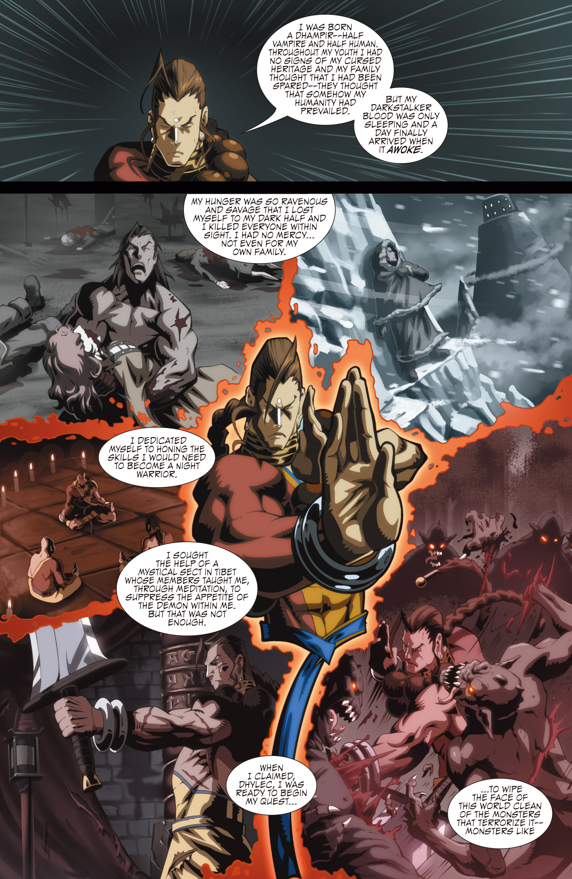 Read online Darkstalkers: The Night Warriors comic -  Issue #2 - 7