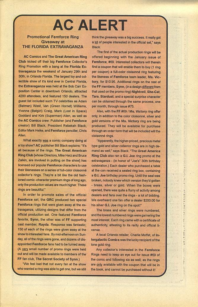 Read online Femforce comic -  Issue #70 - 25